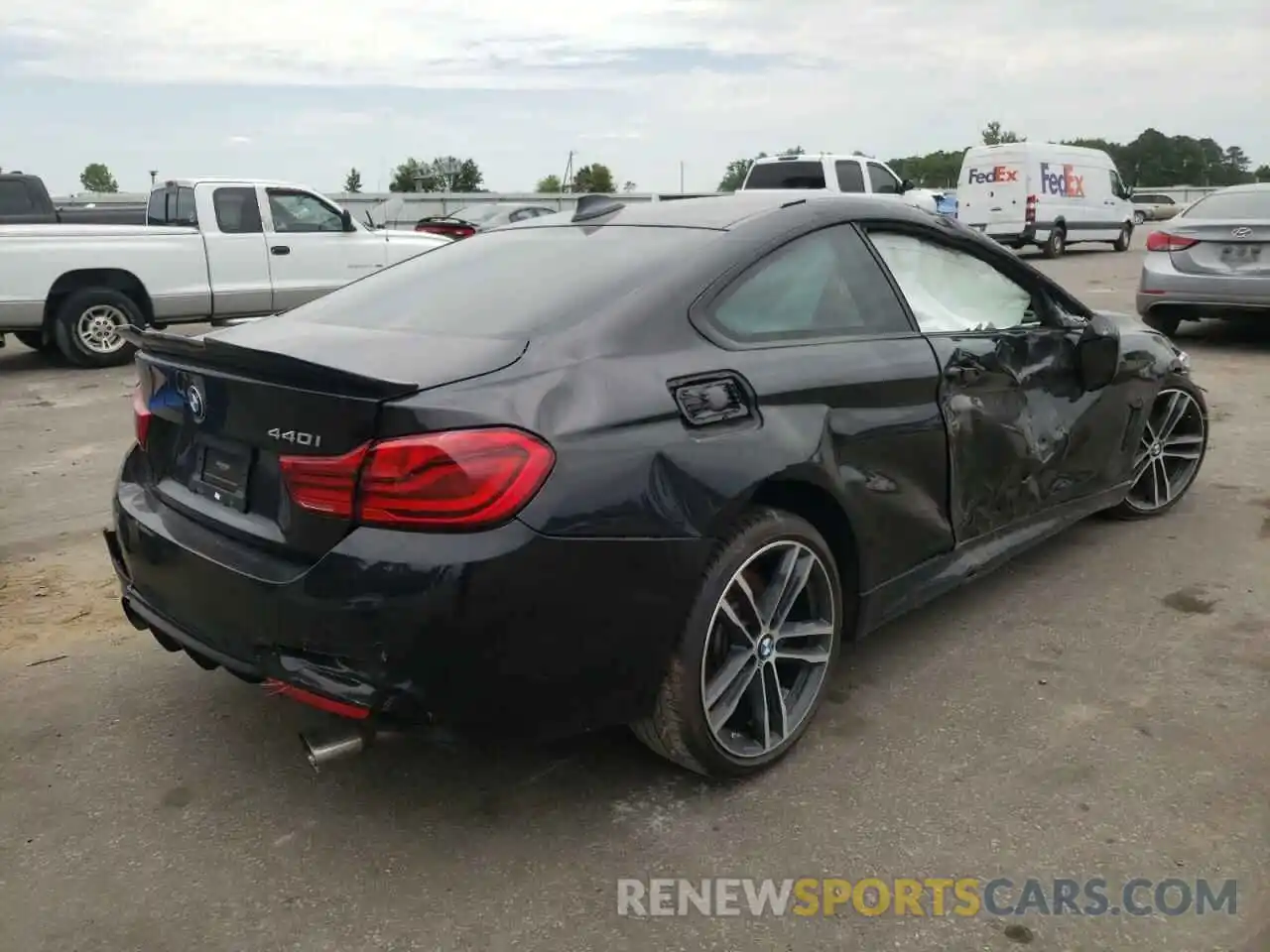 4 Фотография поврежденного автомобиля WBA4W7C58KAG52586 BMW 4 SERIES 2019