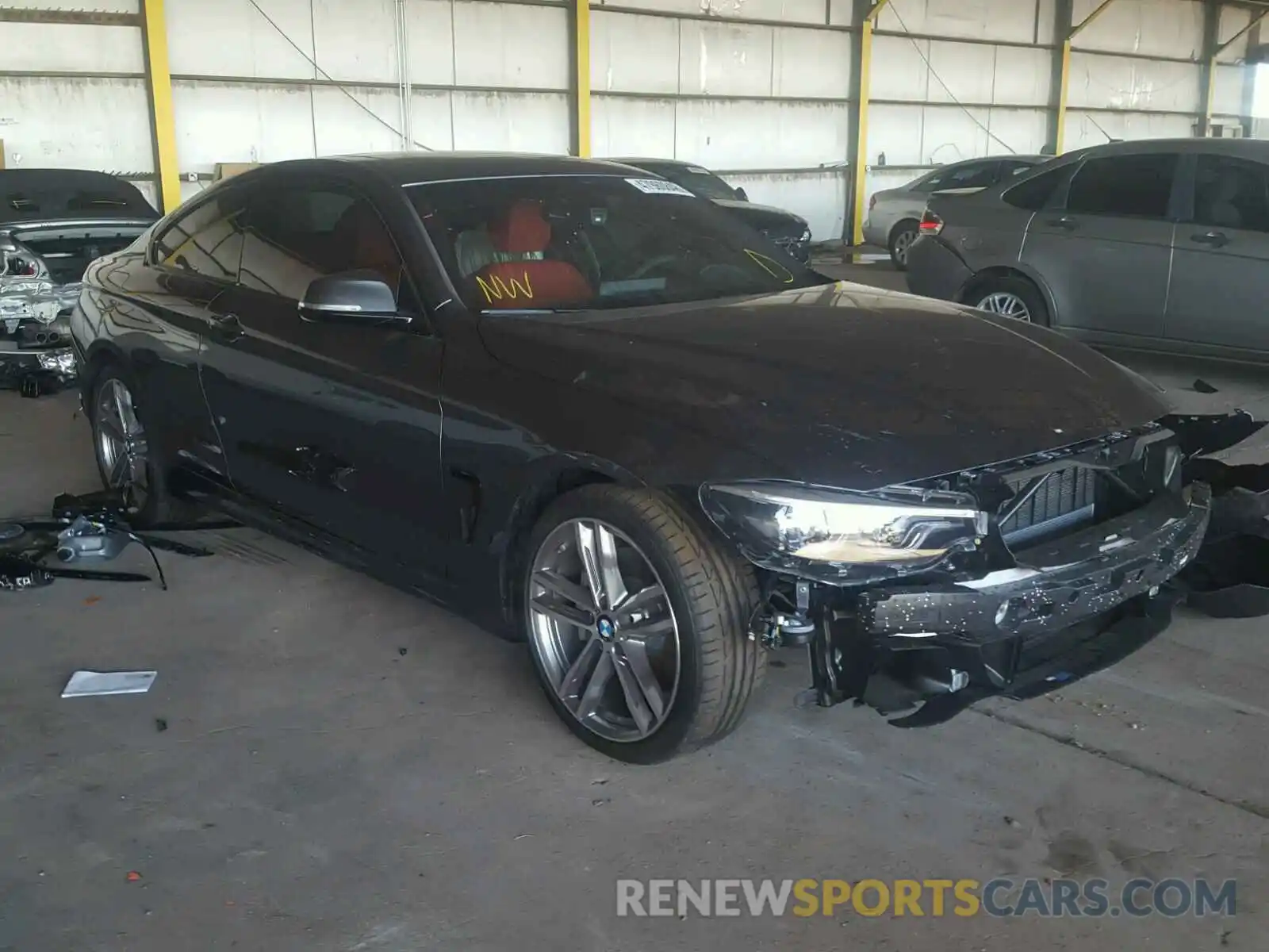 1 Photograph of a damaged car WBA4W7C59KAG52175 BMW 4 SERIES 2019