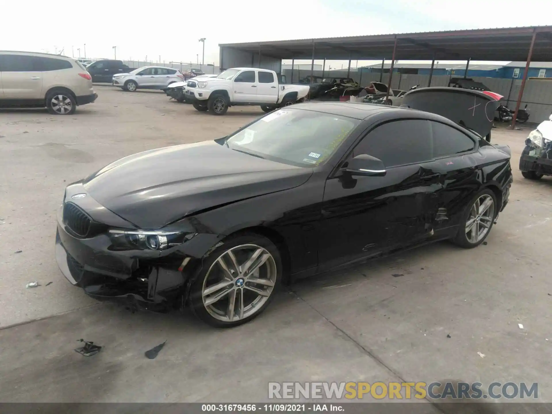 2 Photograph of a damaged car WBA4W7C59KAG52449 BMW 4 SERIES 2019