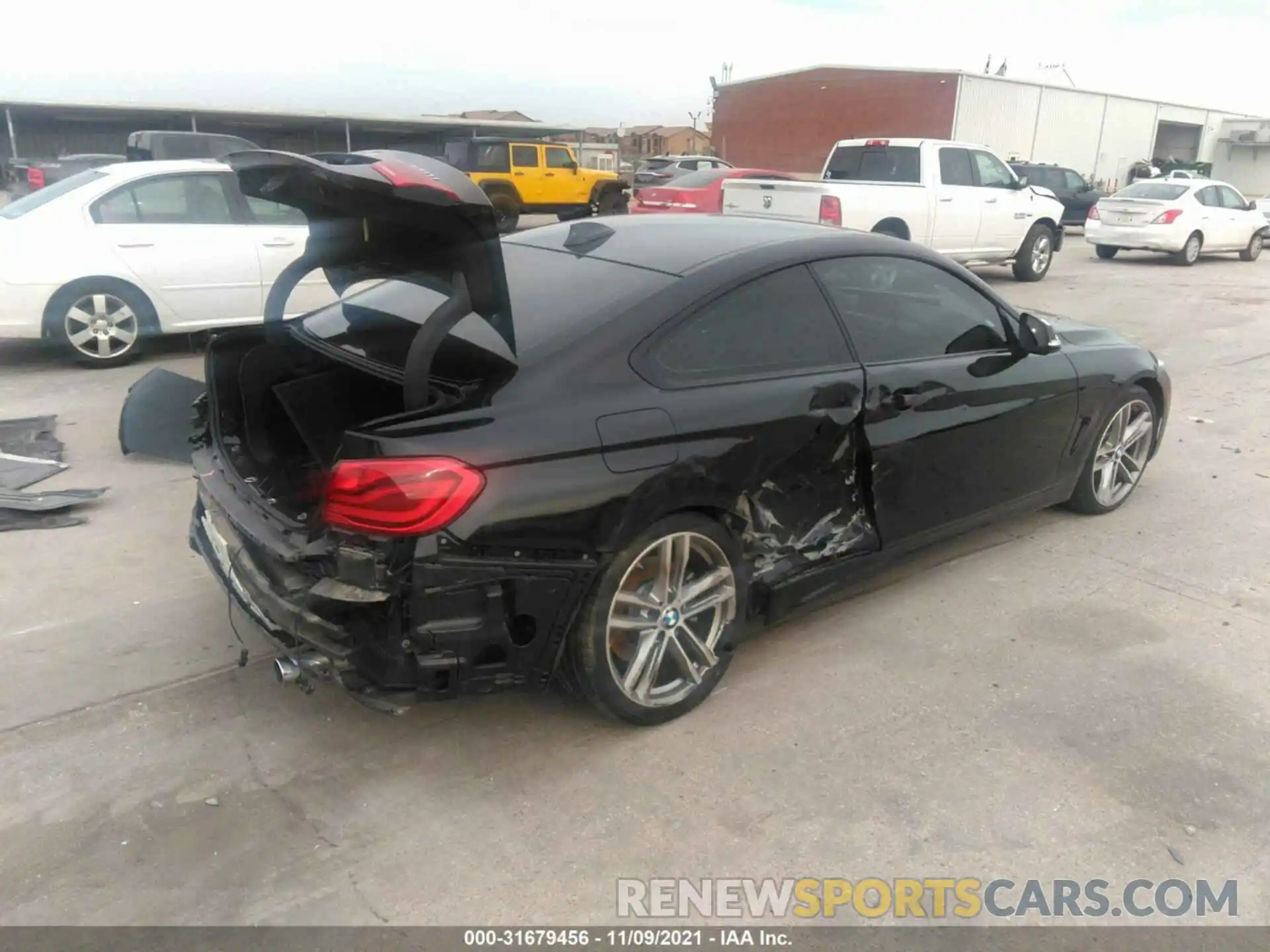 4 Photograph of a damaged car WBA4W7C59KAG52449 BMW 4 SERIES 2019