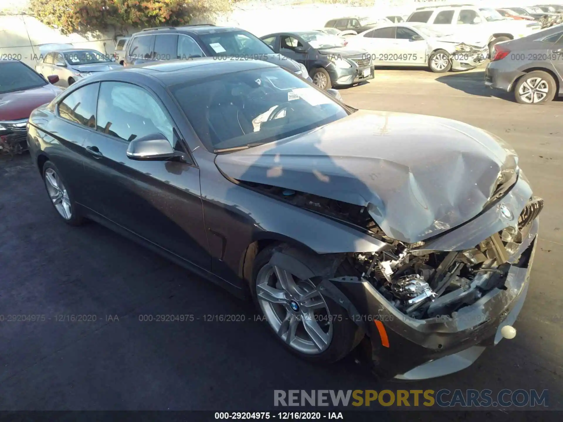 1 Photograph of a damaged car WBA4W7C5XKAG53058 BMW 4 SERIES 2019