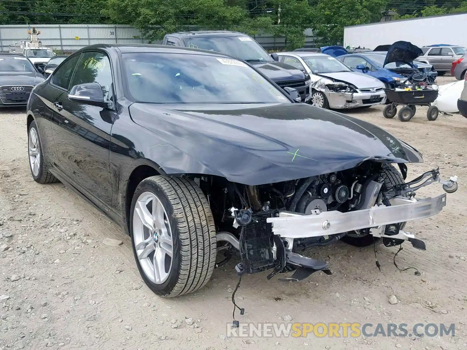 1 Photograph of a damaged car WBA4W9C50KAF98728 BMW 4 SERIES 2019