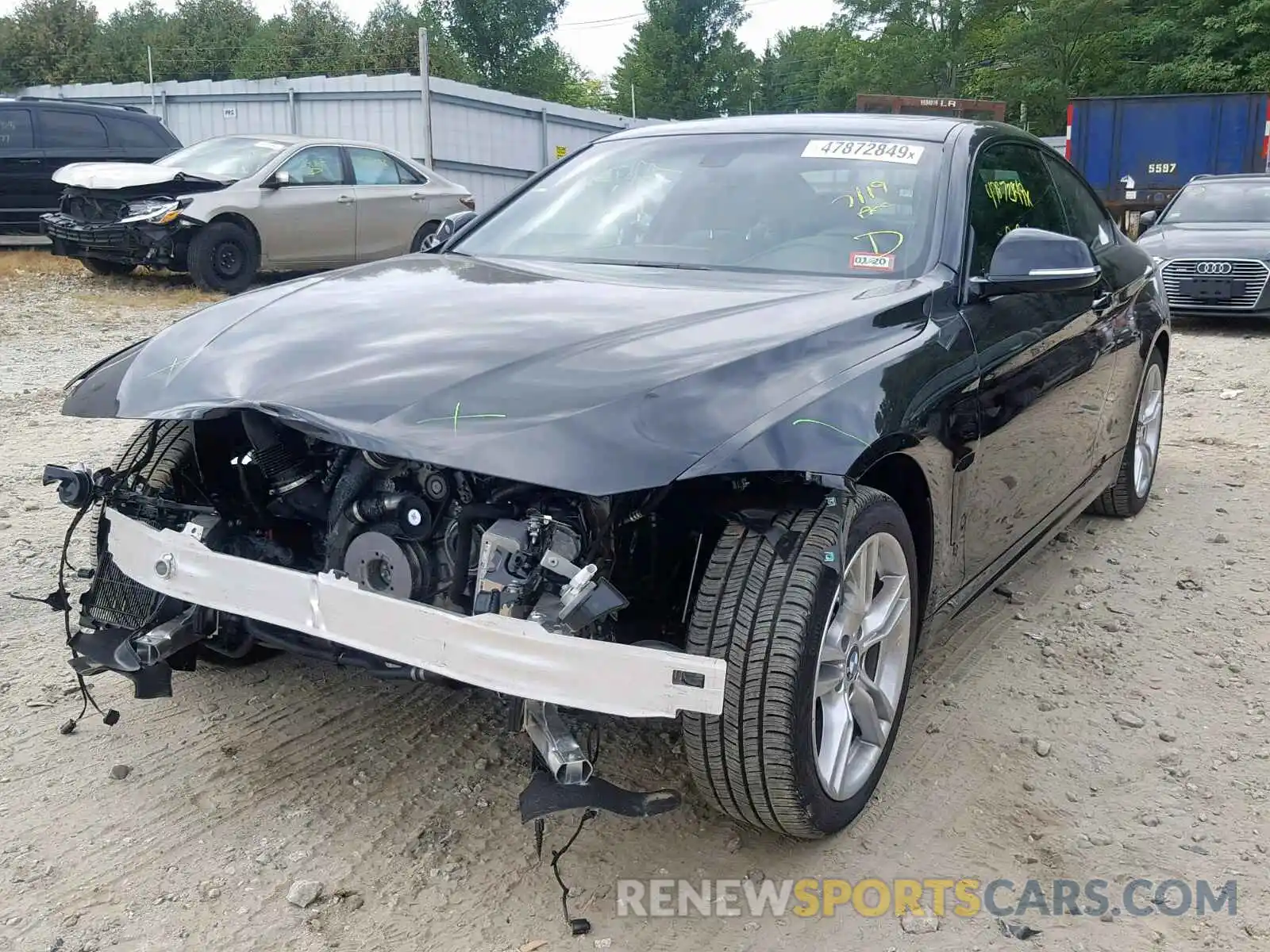 2 Photograph of a damaged car WBA4W9C50KAF98728 BMW 4 SERIES 2019