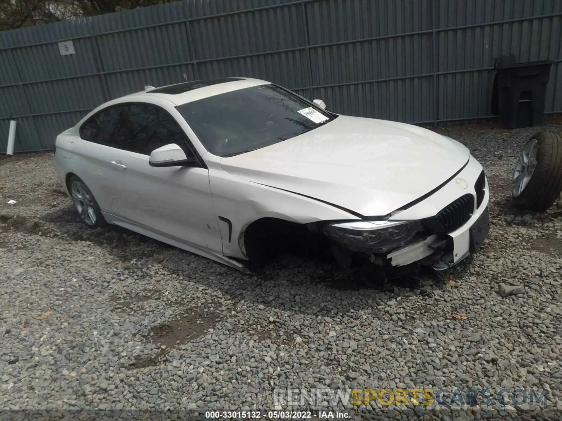 1 Photograph of a damaged car WBA4W9C51KAF94154 BMW 4 SERIES 2019