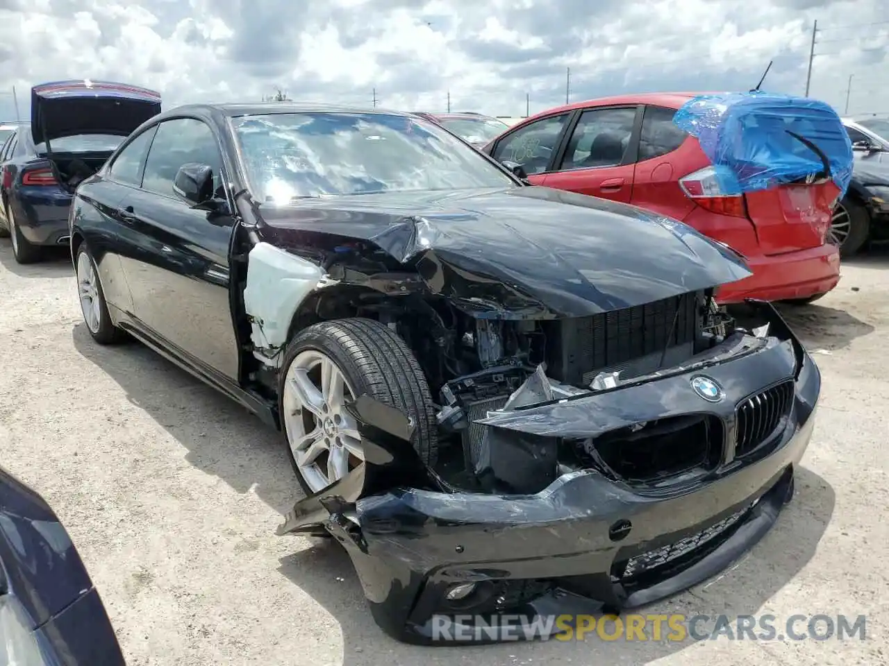 1 Photograph of a damaged car WBA4W9C51KAF94252 BMW 4 SERIES 2019