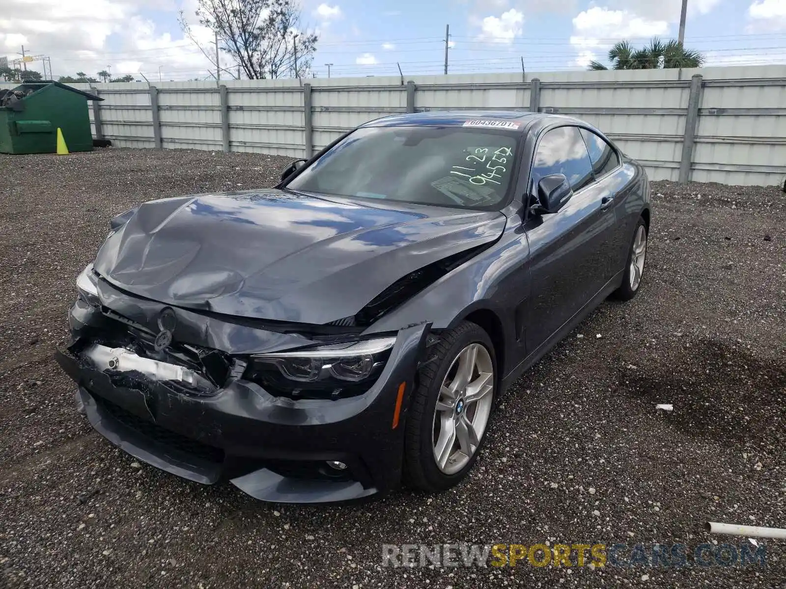 2 Photograph of a damaged car WBA4W9C51KAF94557 BMW 4 SERIES 2019