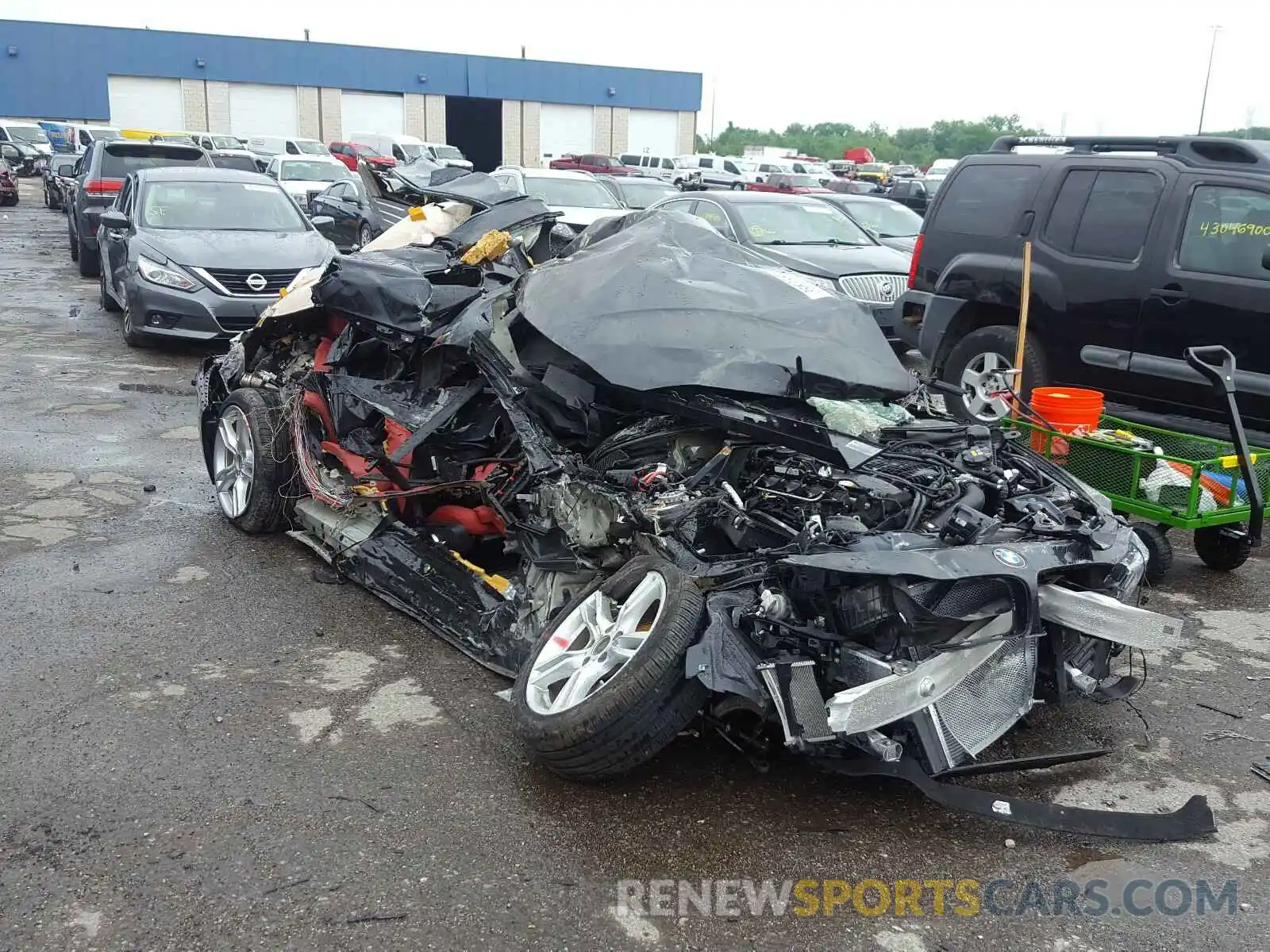 1 Photograph of a damaged car WBA4W9C52KAF94387 BMW 4 SERIES 2019