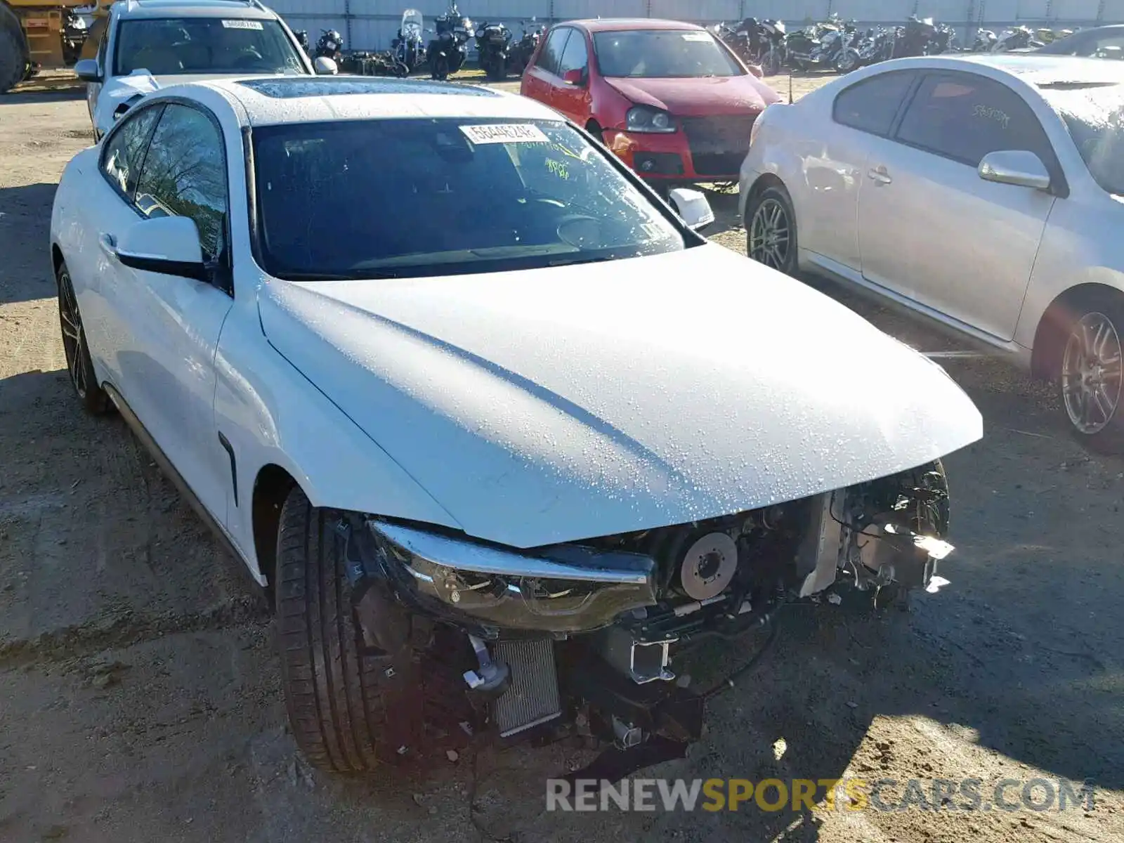 1 Photograph of a damaged car WBA4W9C52KAF94552 BMW 4 SERIES 2019