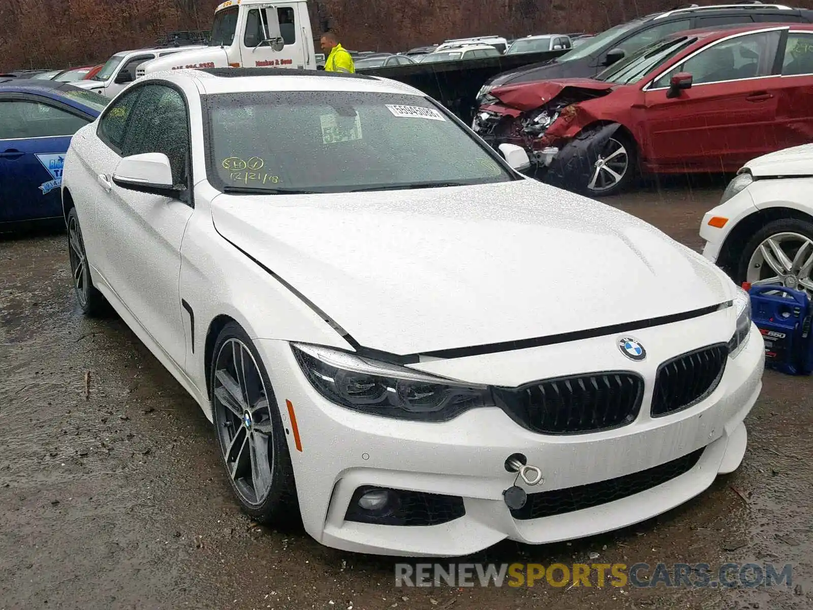 1 Photograph of a damaged car WBA4W9C52KAF94597 BMW 4 SERIES 2019