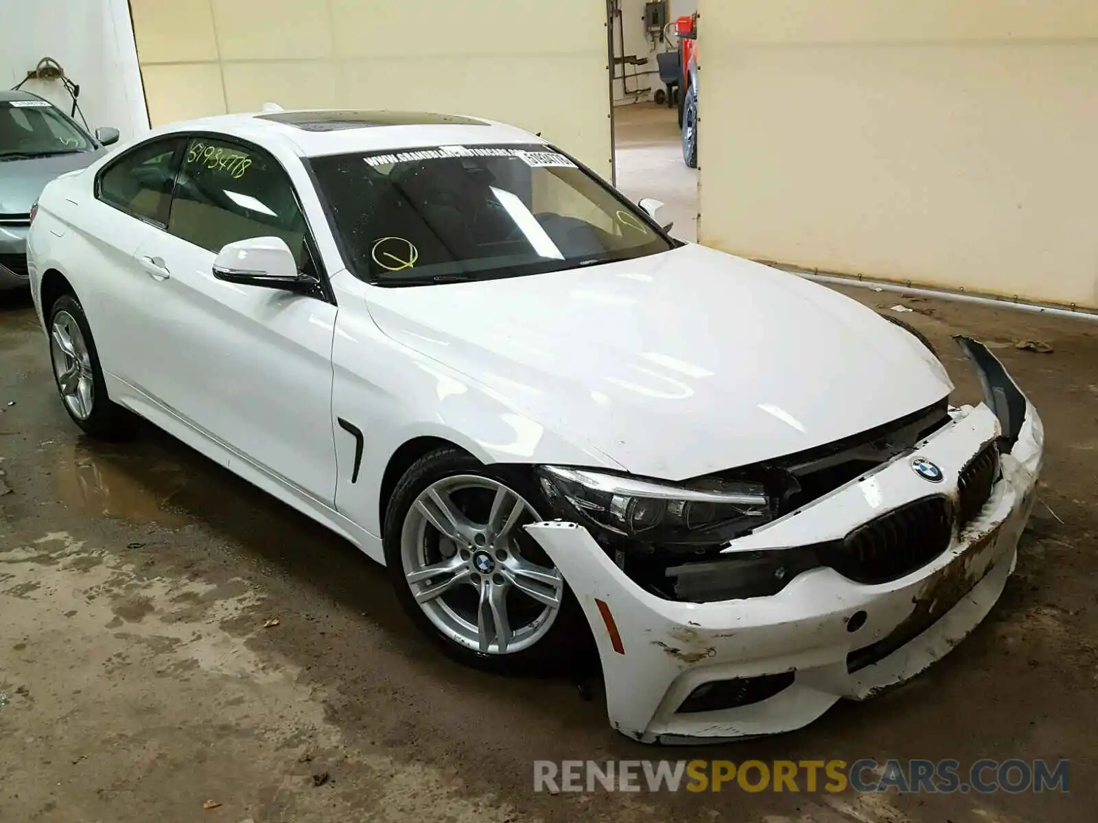 1 Photograph of a damaged car WBA4W9C52KAF94616 BMW 4 SERIES 2019