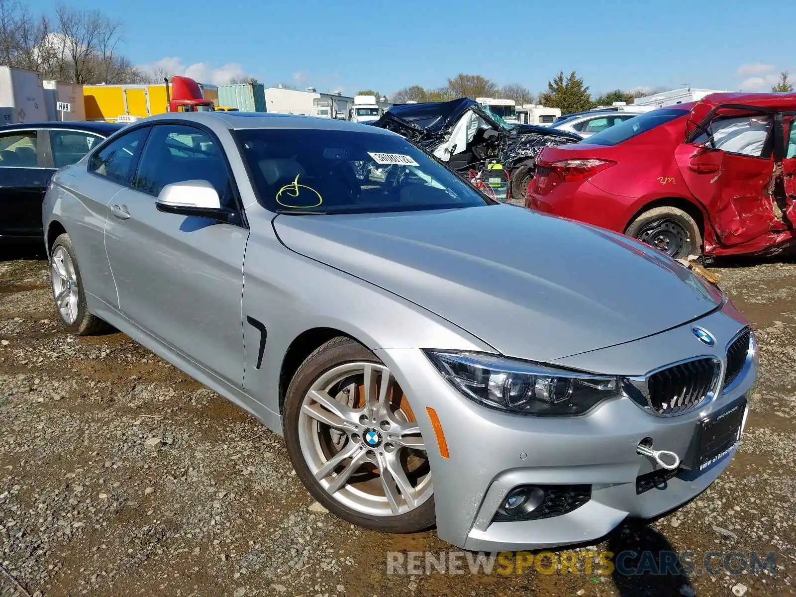 1 Photograph of a damaged car WBA4W9C52KAF98780 BMW 4 SERIES 2019