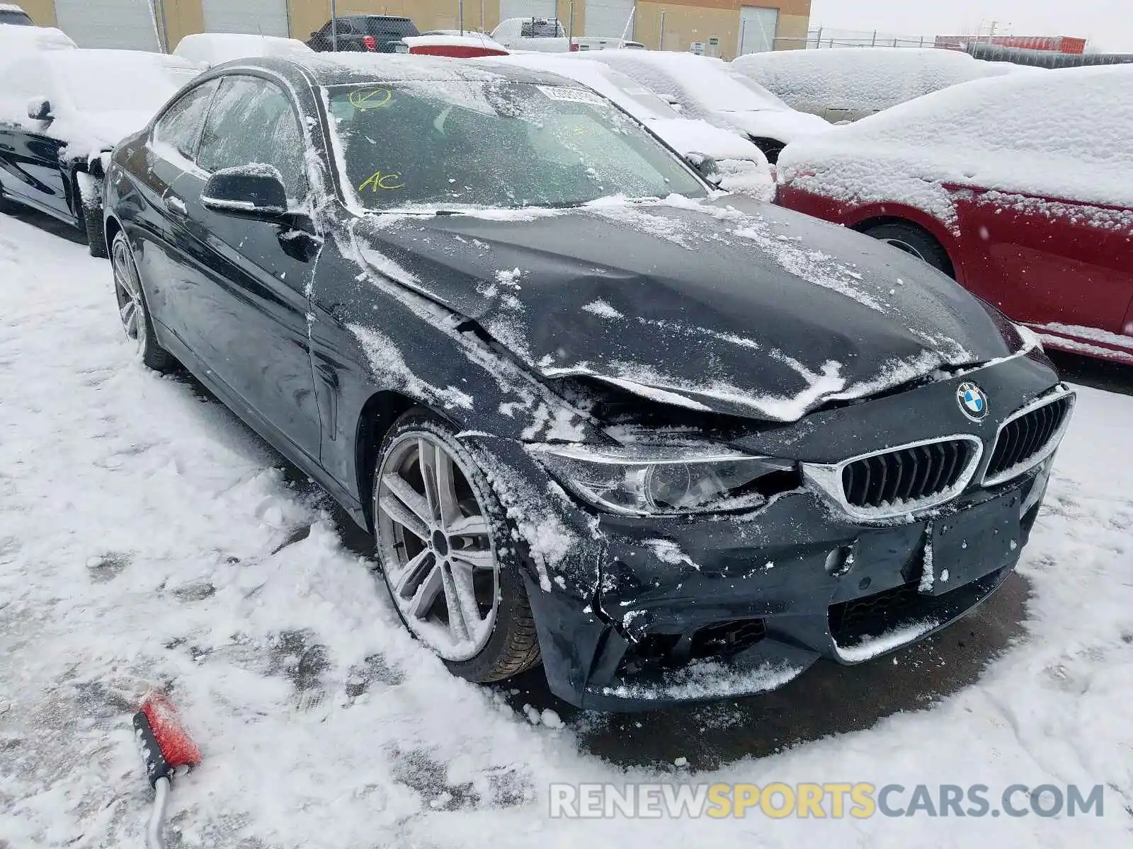 1 Photograph of a damaged car WBA4W9C53KAF94589 BMW 4 SERIES 2019
