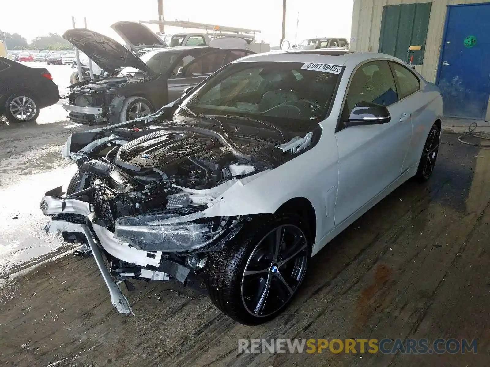 2 Photograph of a damaged car WBA4W9C53KAF94611 BMW 4 SERIES 2019