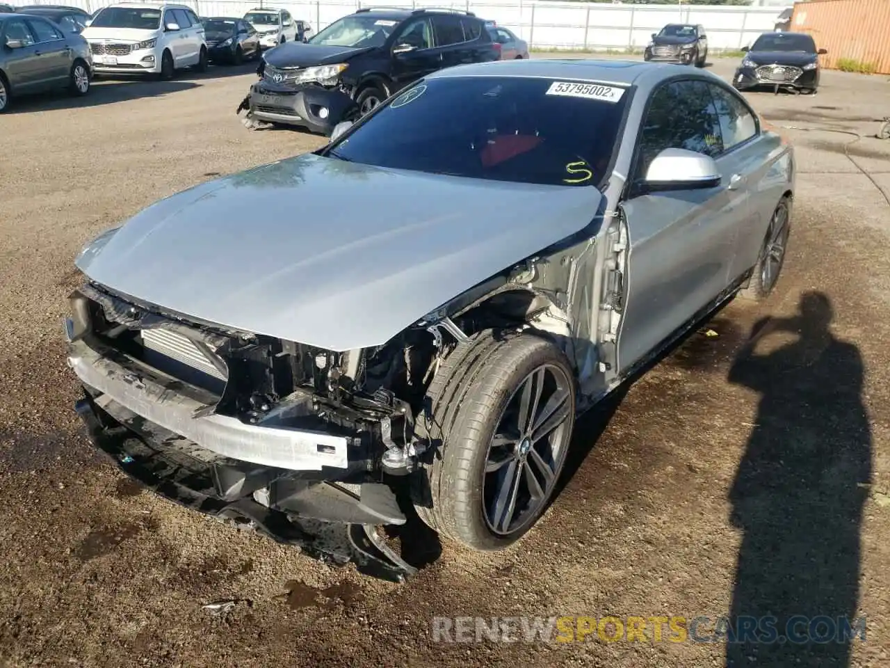 2 Photograph of a damaged car WBA4W9C53KAF94690 BMW 4 SERIES 2019