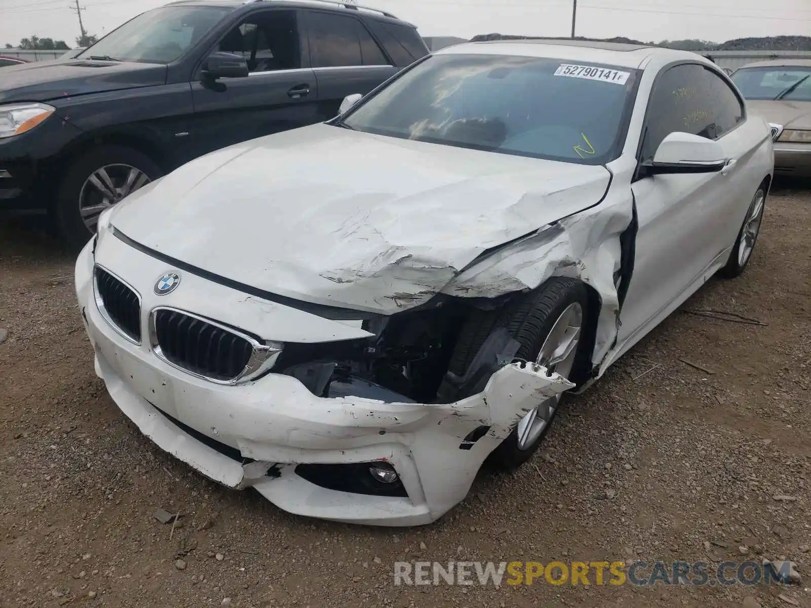 2 Photograph of a damaged car WBA4W9C53KAF98724 BMW 4 SERIES 2019