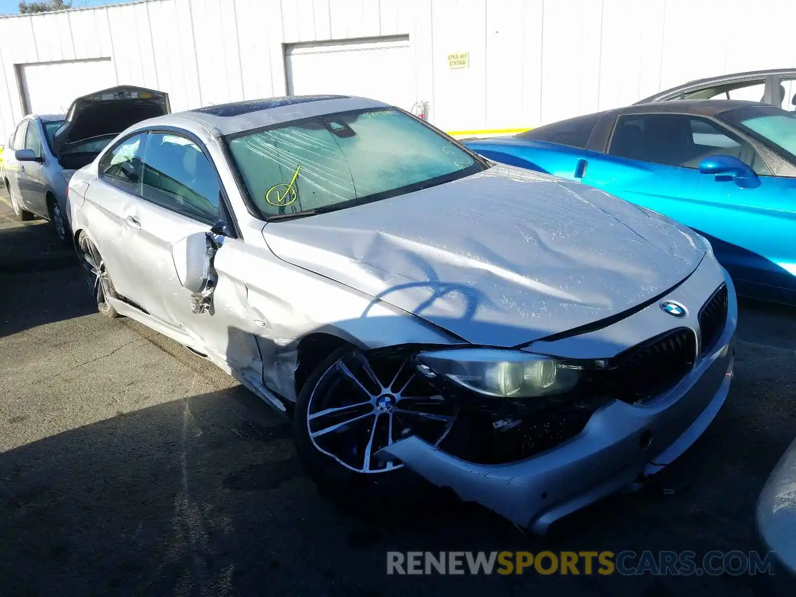 1 Photograph of a damaged car WBA4W9C53KAG89928 BMW 4 SERIES 2019