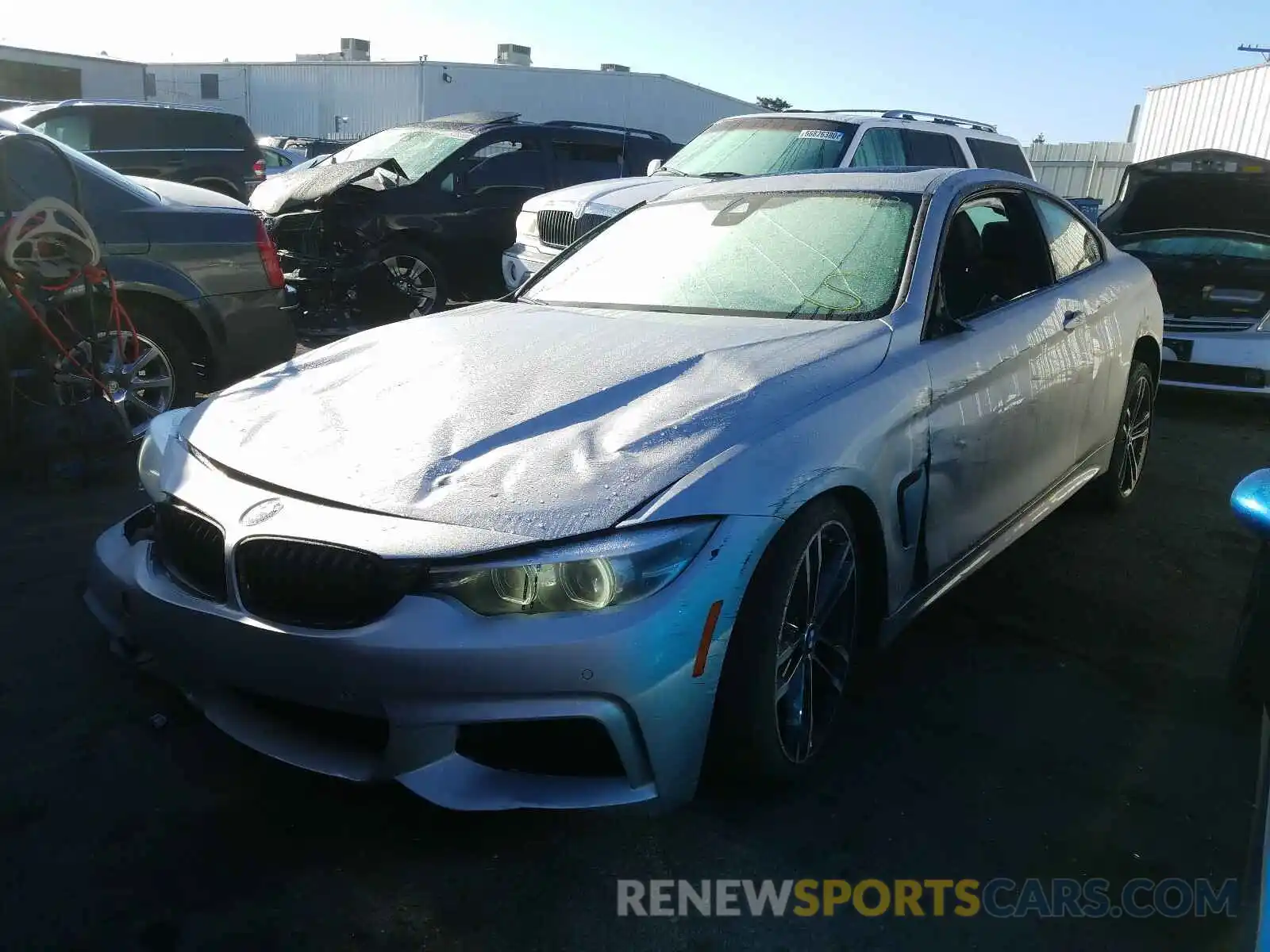 2 Photograph of a damaged car WBA4W9C53KAG89928 BMW 4 SERIES 2019
