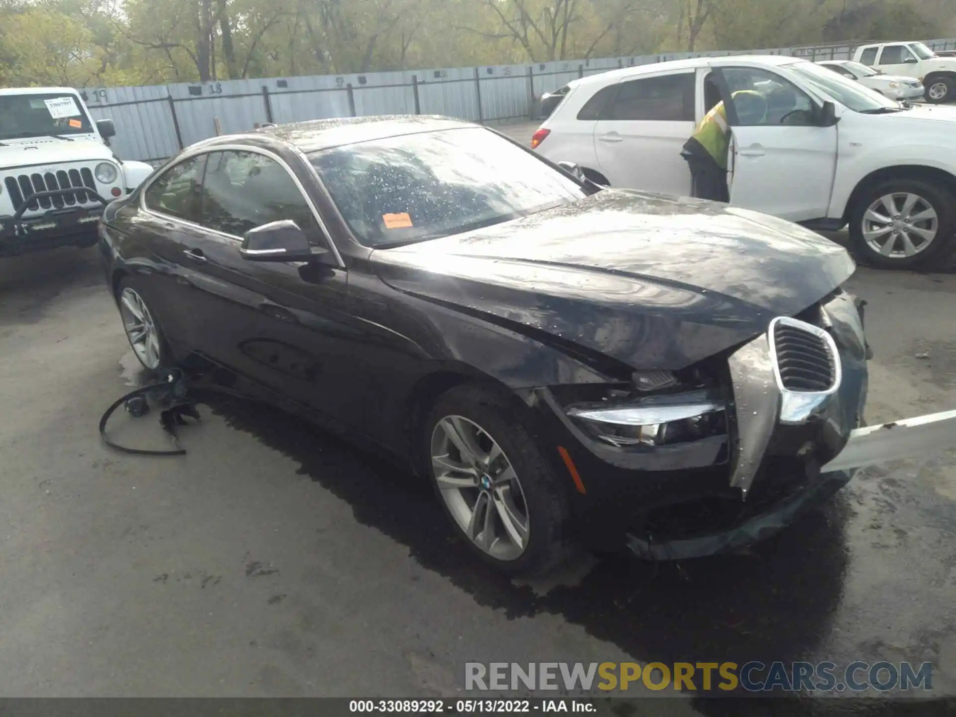 1 Photograph of a damaged car WBA4W9C54KAF94746 BMW 4 SERIES 2019