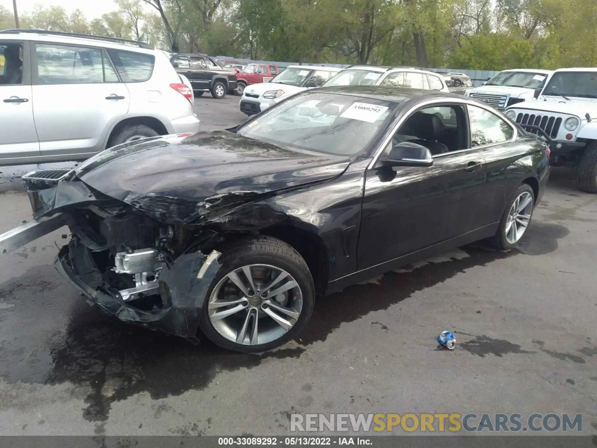 2 Photograph of a damaged car WBA4W9C54KAF94746 BMW 4 SERIES 2019