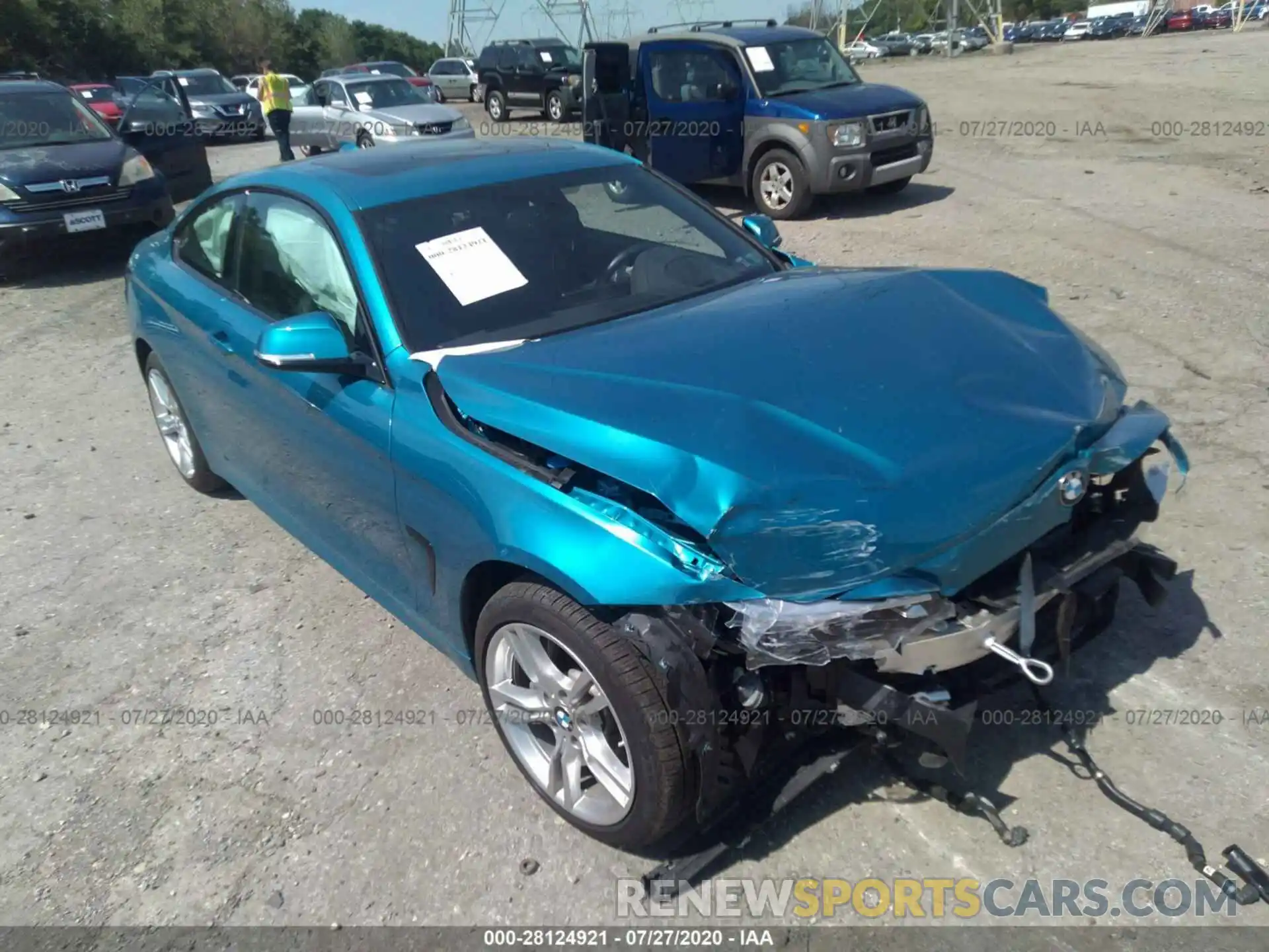 1 Photograph of a damaged car WBA4W9C54KAG89825 BMW 4 SERIES 2019