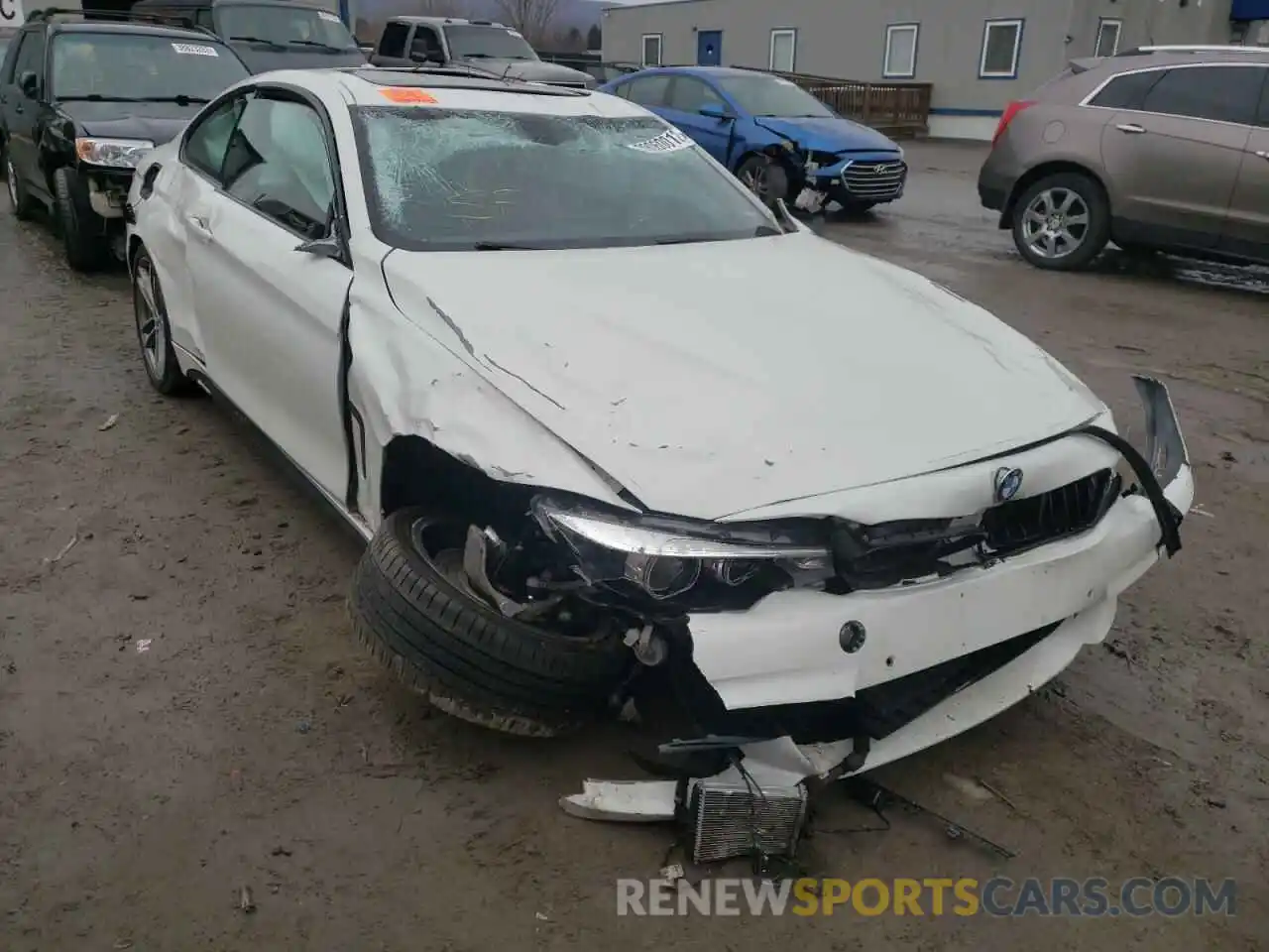 1 Photograph of a damaged car WBA4W9C55KAF94240 BMW 4 SERIES 2019