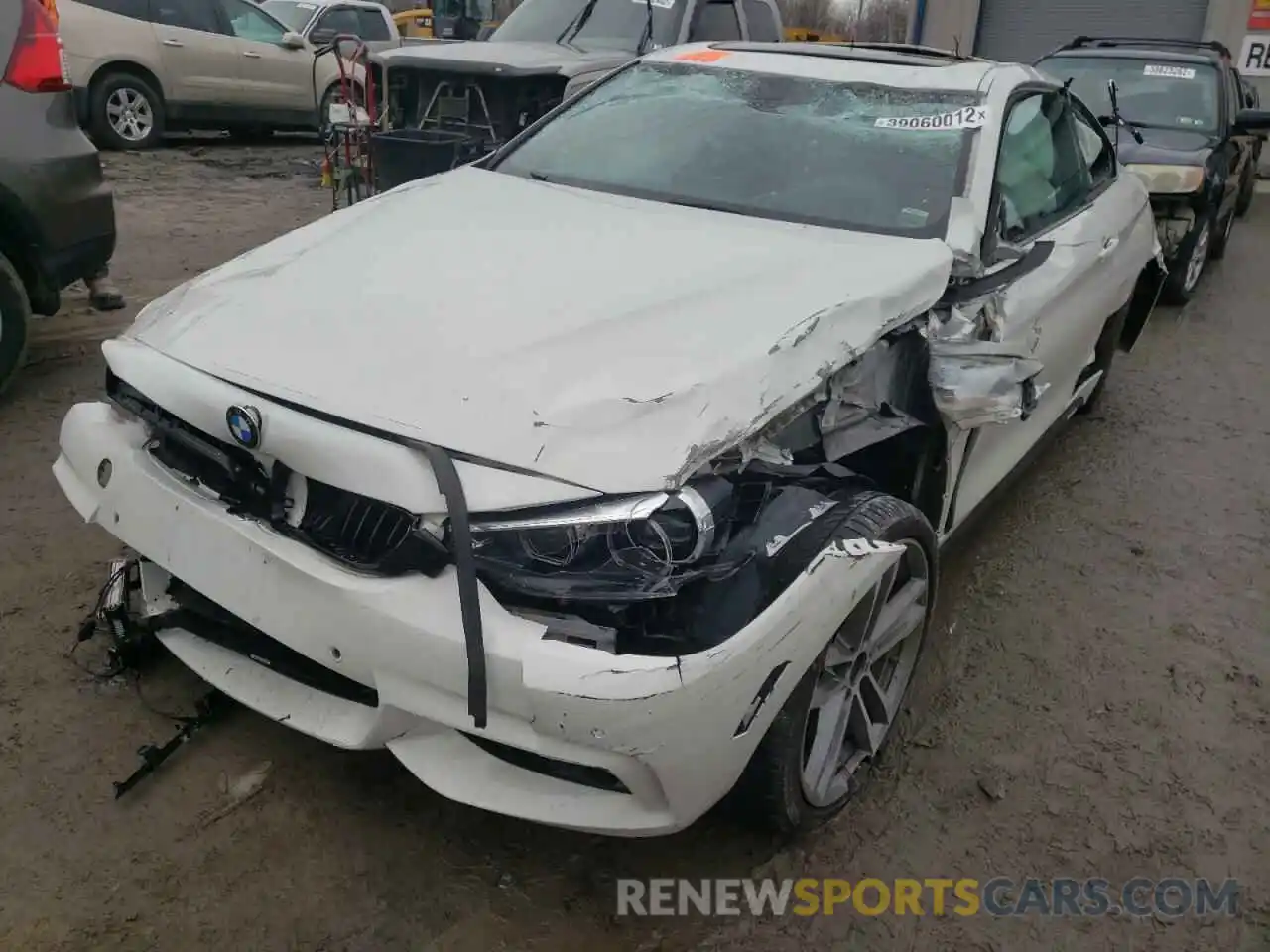 2 Photograph of a damaged car WBA4W9C55KAF94240 BMW 4 SERIES 2019