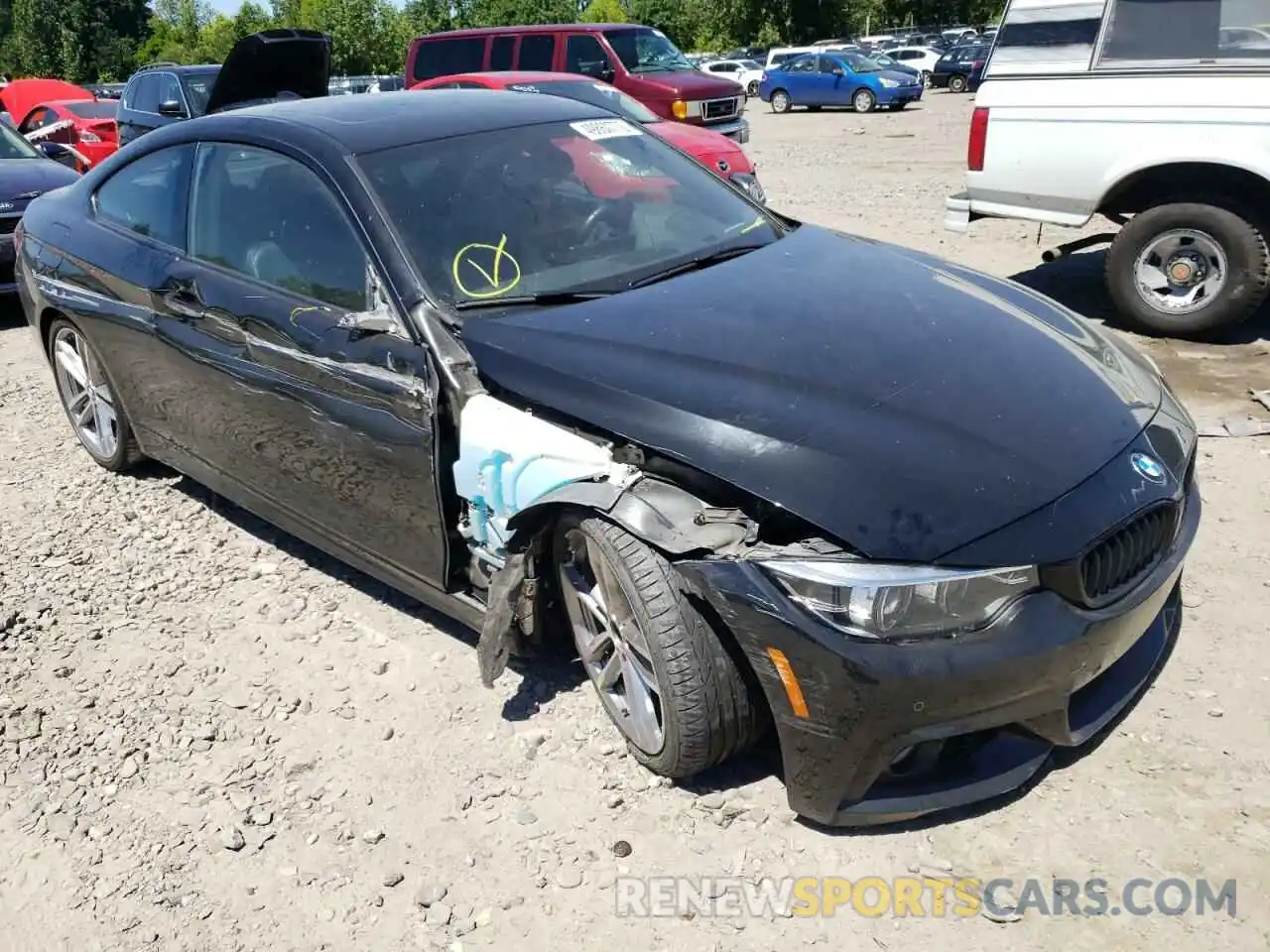 1 Photograph of a damaged car WBA4W9C56KAF94165 BMW 4 SERIES 2019