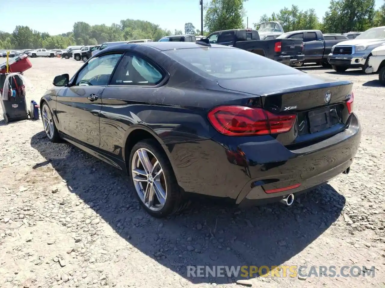 3 Photograph of a damaged car WBA4W9C56KAF94165 BMW 4 SERIES 2019