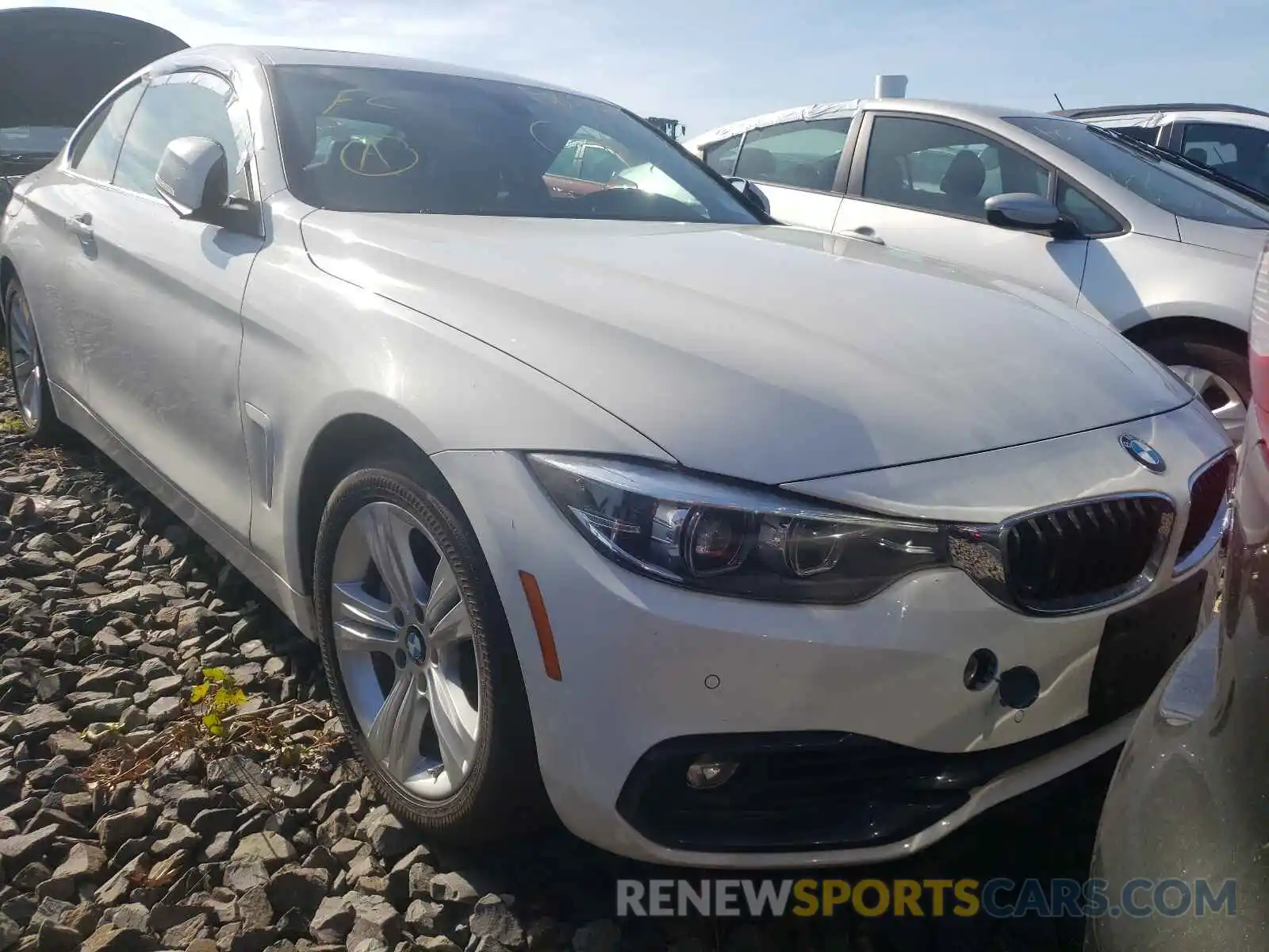 1 Photograph of a damaged car WBA4W9C57KAF93977 BMW 4 SERIES 2019