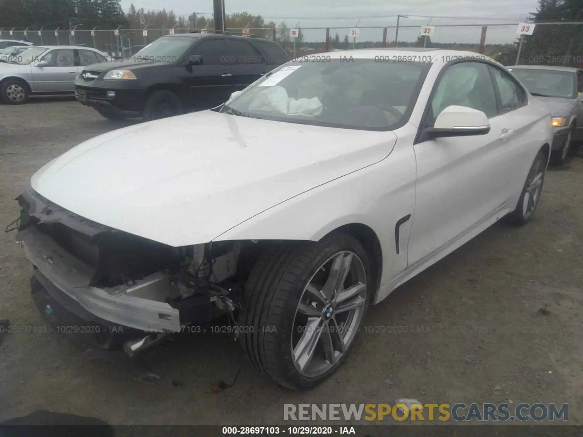 2 Photograph of a damaged car WBA4W9C58KAF94037 BMW 4 SERIES 2019