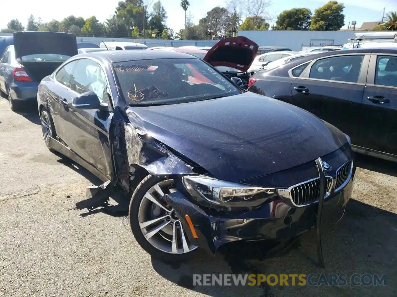 1 Photograph of a damaged car WBA4W9C58KAF94040 BMW 4 SERIES 2019