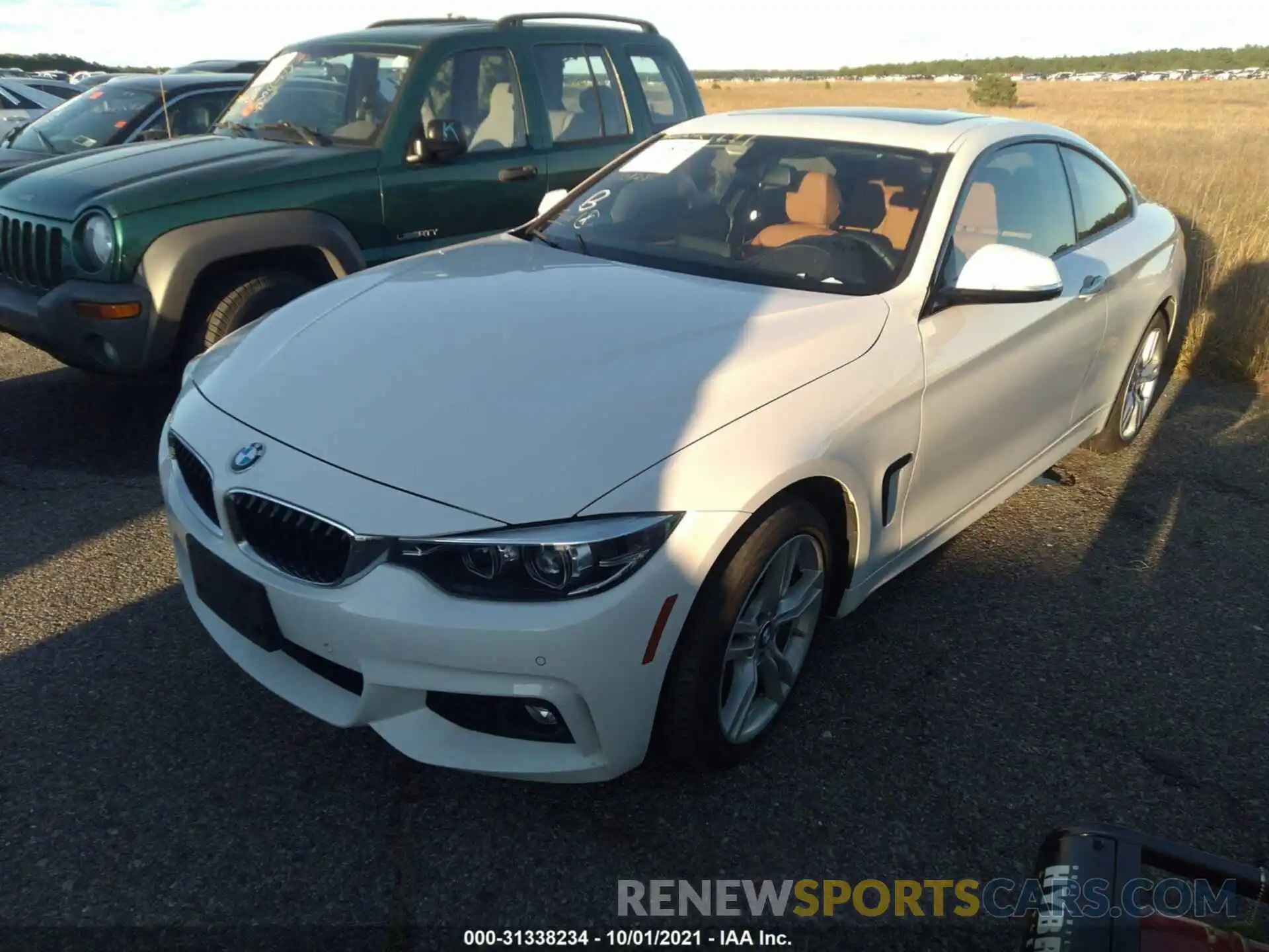 2 Фотография поврежденного автомобиля WBA4W9C58KAF94989 BMW 4 SERIES 2019