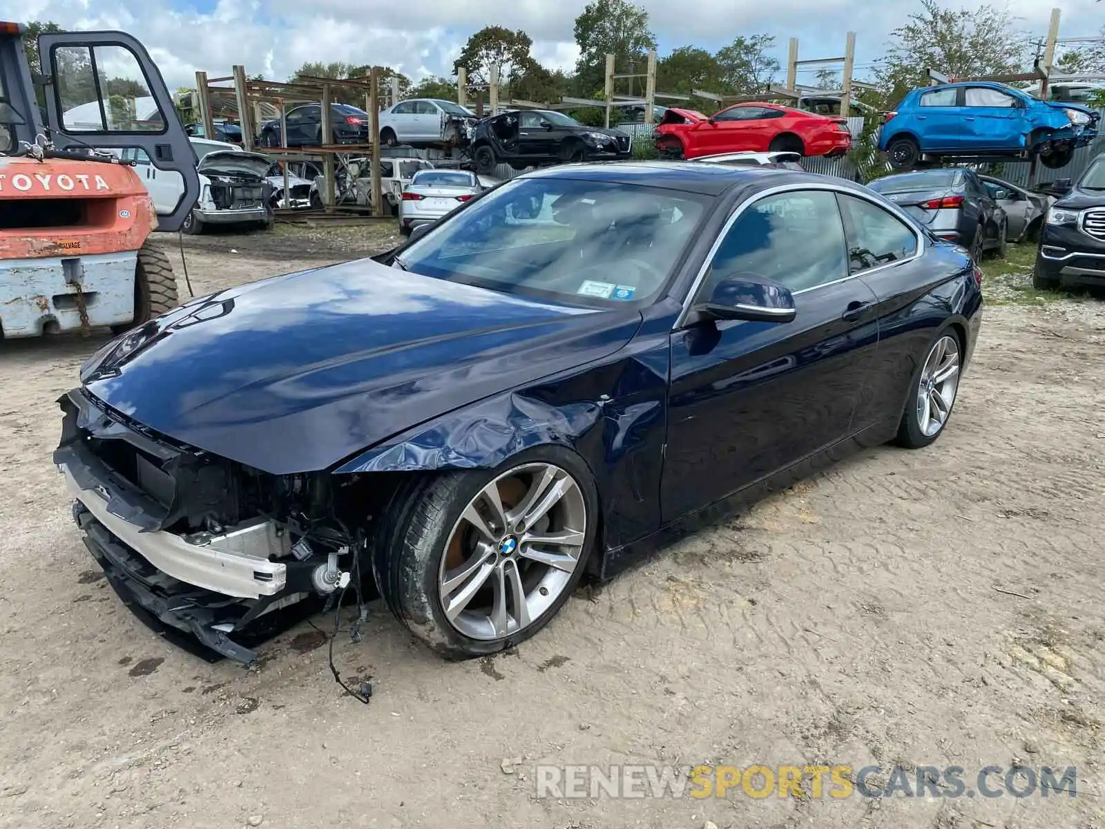 2 Photograph of a damaged car WBA4W9C59KAF94256 BMW 4 SERIES 2019