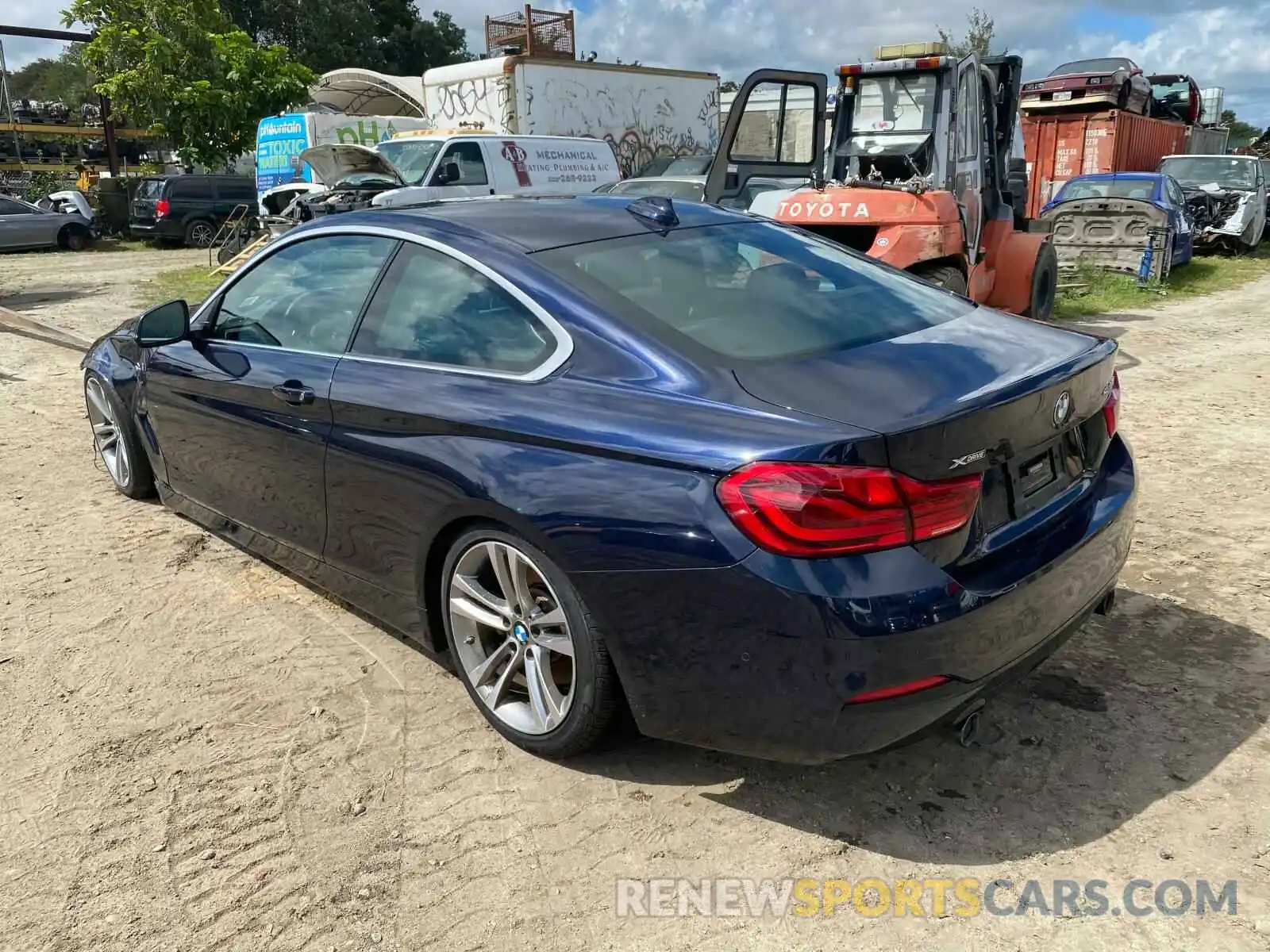 3 Photograph of a damaged car WBA4W9C59KAF94256 BMW 4 SERIES 2019