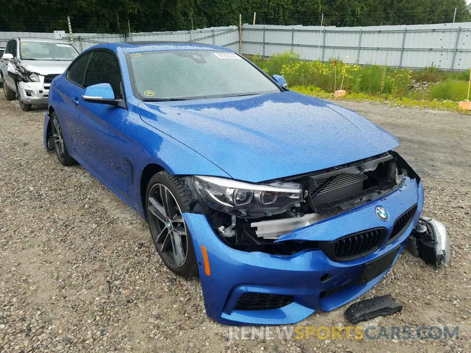 1 Photograph of a damaged car WBA4W9C59KAF94354 BMW 4 SERIES 2019