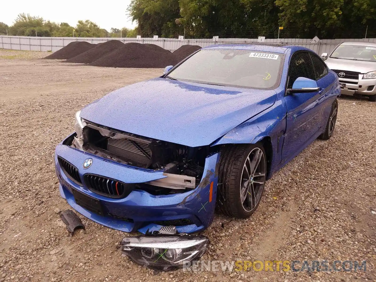 2 Photograph of a damaged car WBA4W9C59KAF94354 BMW 4 SERIES 2019