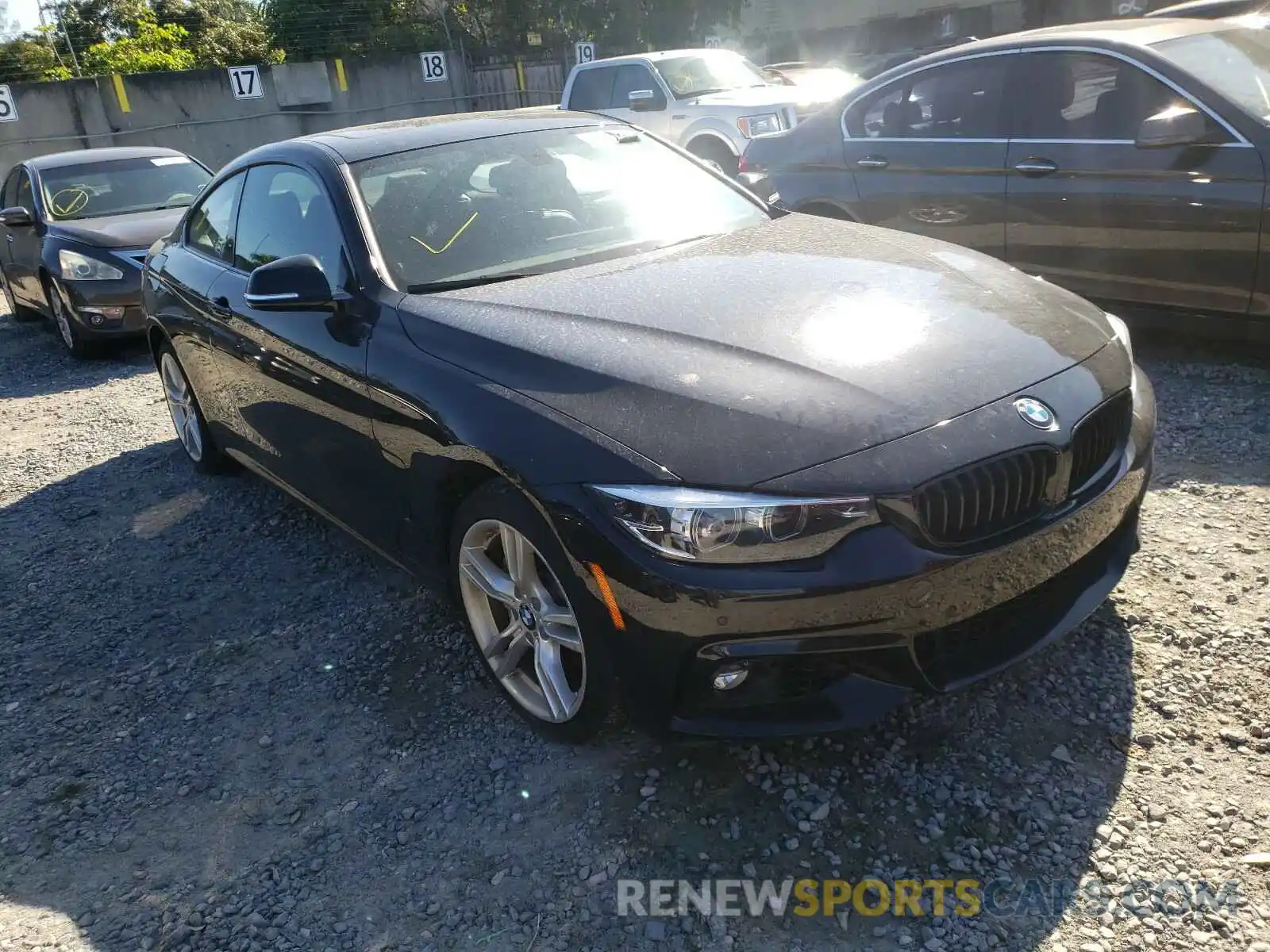 1 Photograph of a damaged car WBA4W9C5XKAF94086 BMW 4 SERIES 2019