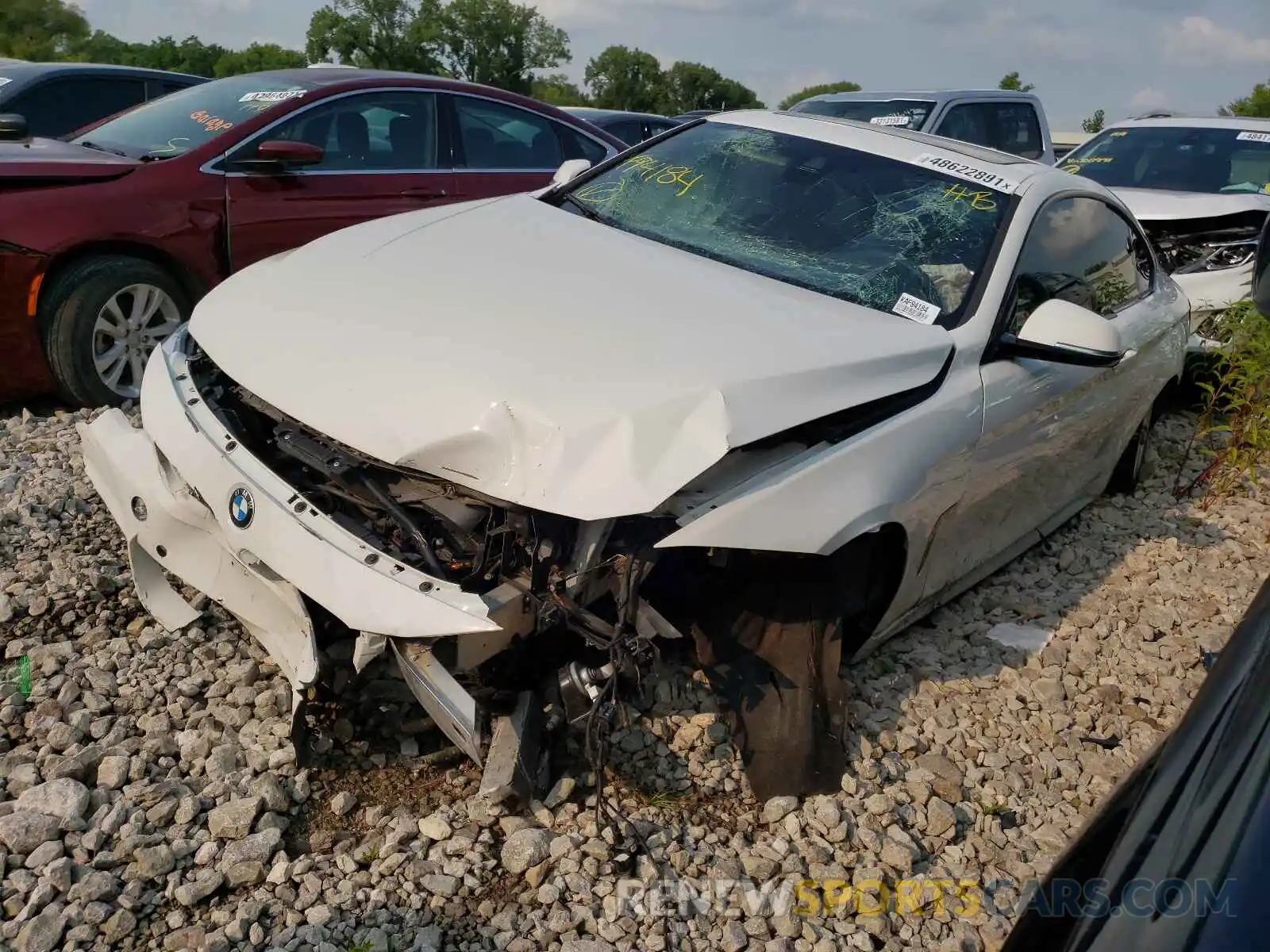 2 Photograph of a damaged car WBA4W9C5XKAF94184 BMW 4 SERIES 2019