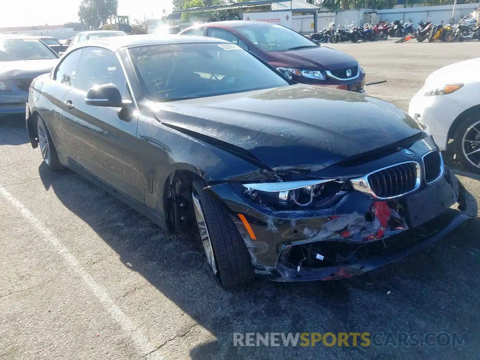 1 Photograph of a damaged car WBA4Z1C50KEE44666 BMW 4 SERIES 2019