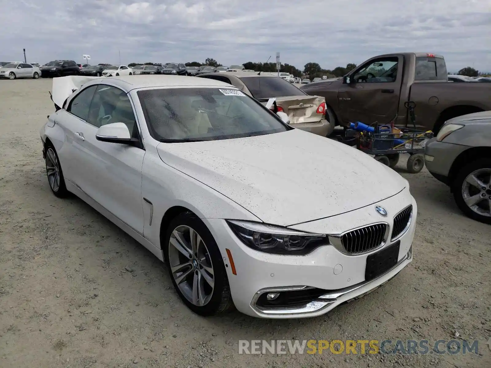 1 Photograph of a damaged car WBA4Z1C50KEE44943 BMW 4 SERIES 2019