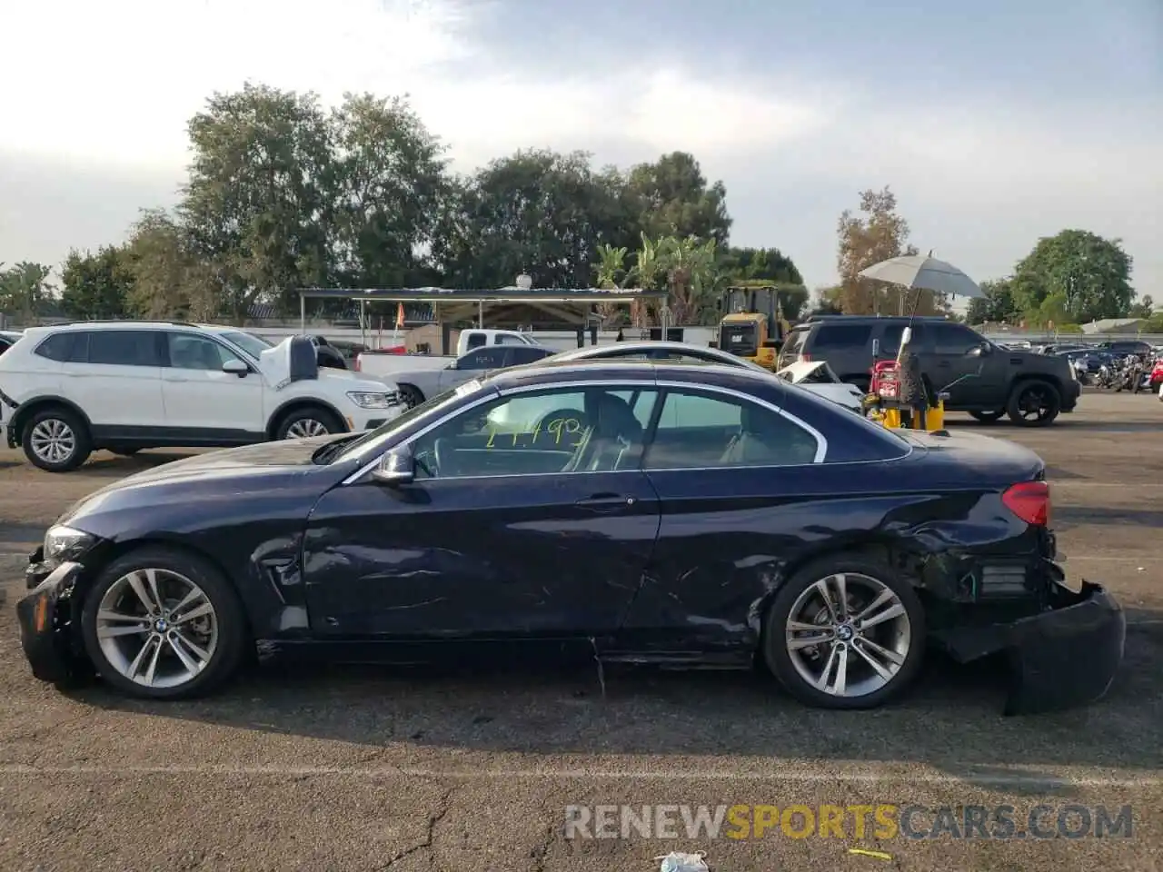 9 Photograph of a damaged car WBA4Z1C53KEE44919 BMW 4 SERIES 2019