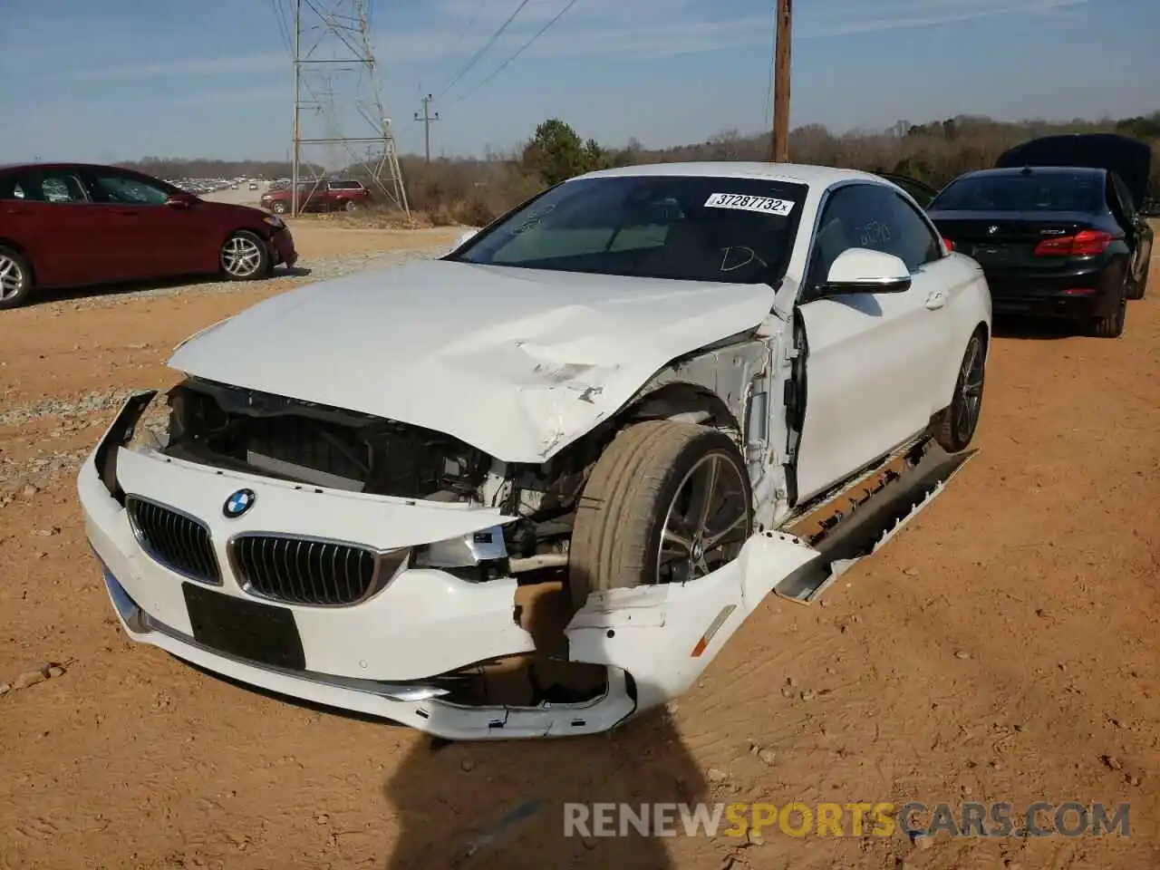 2 Photograph of a damaged car WBA4Z1C53KEE51563 BMW 4 SERIES 2019