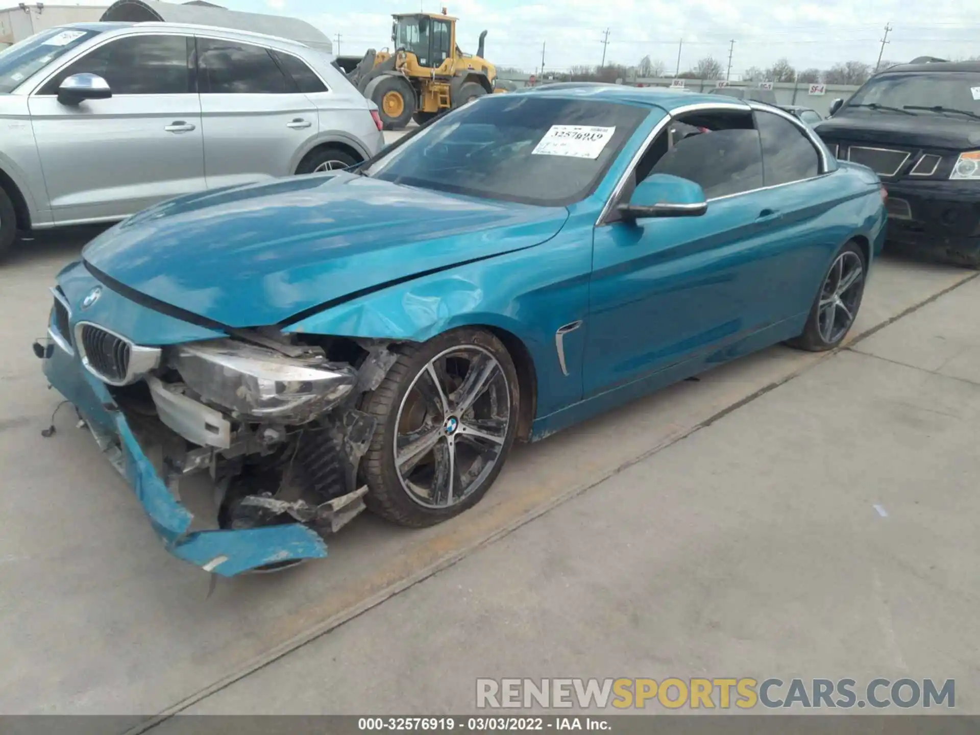 2 Photograph of a damaged car WBA4Z1C54KEE44606 BMW 4 SERIES 2019