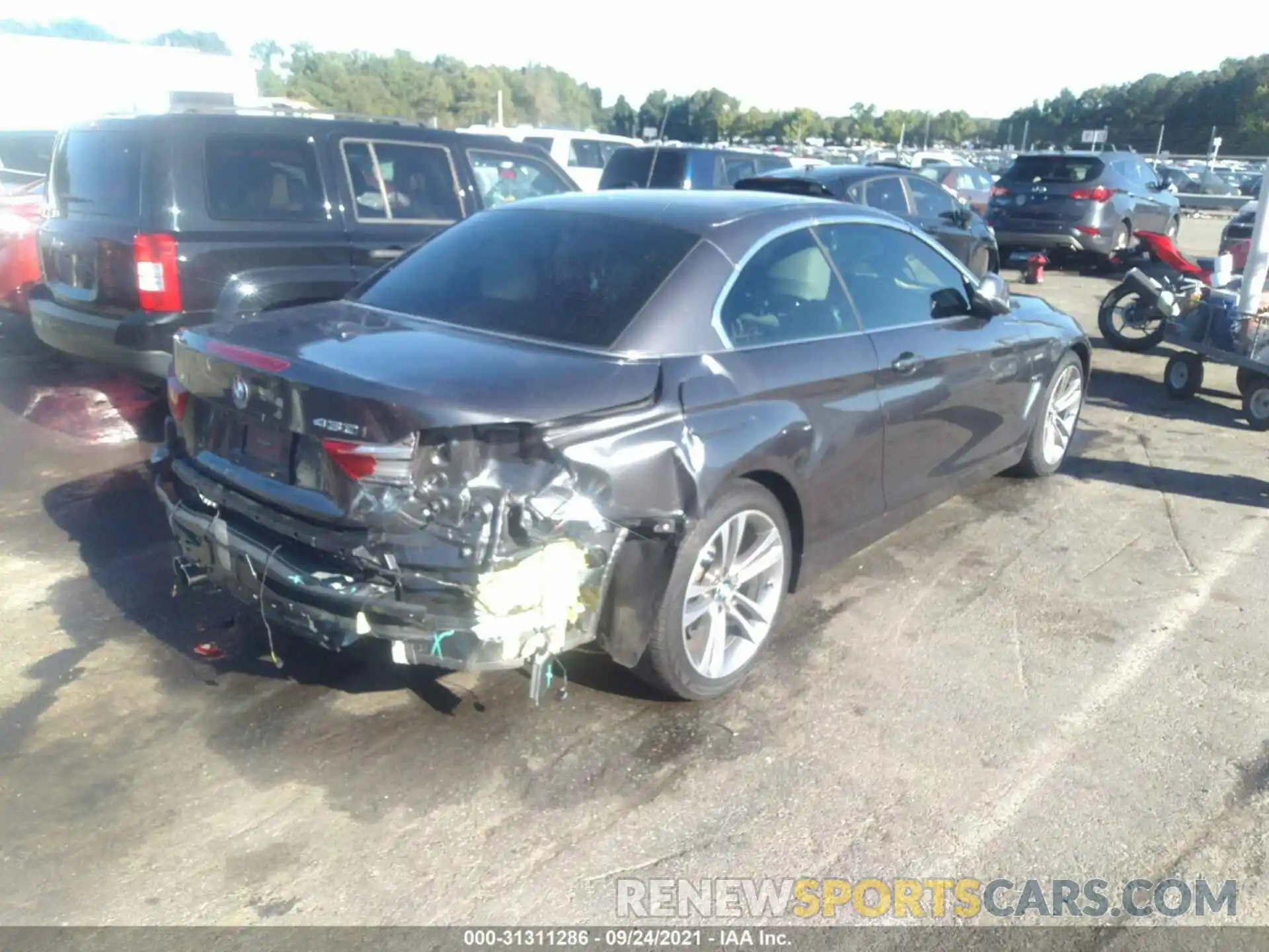 4 Photograph of a damaged car WBA4Z1C55KEE44209 BMW 4 SERIES 2019