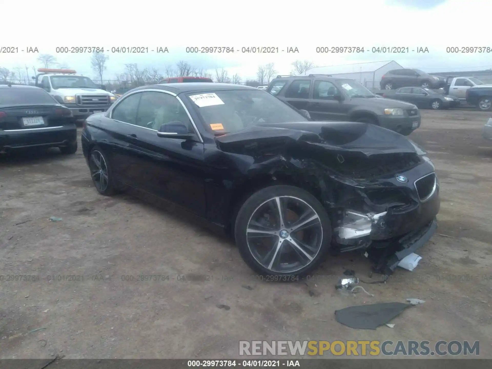 1 Фотография поврежденного автомобиля WBA4Z1C55KEE44503 BMW 4 SERIES 2019
