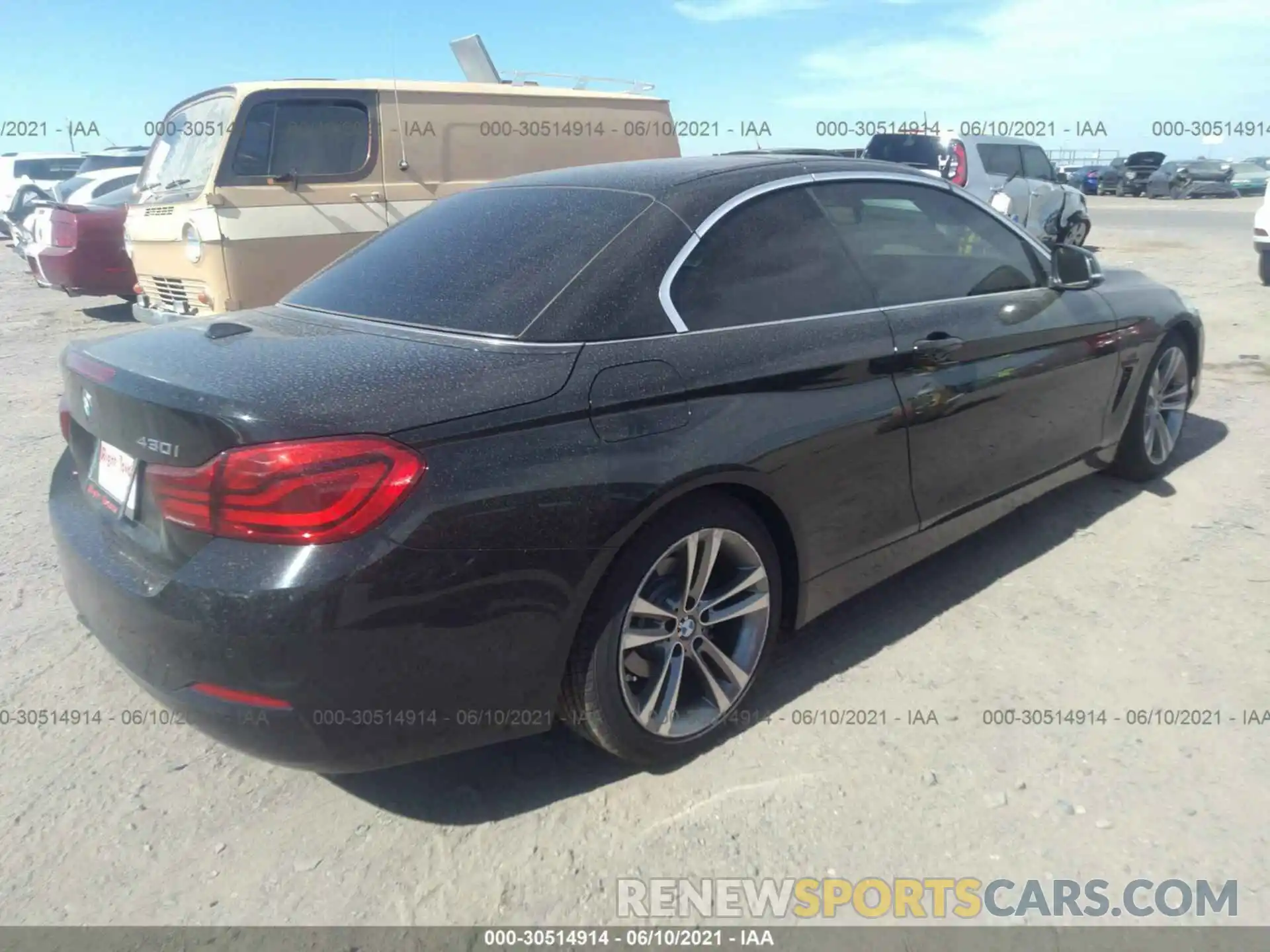 4 Фотография поврежденного автомобиля WBA4Z1C55KEE44680 BMW 4 SERIES 2019