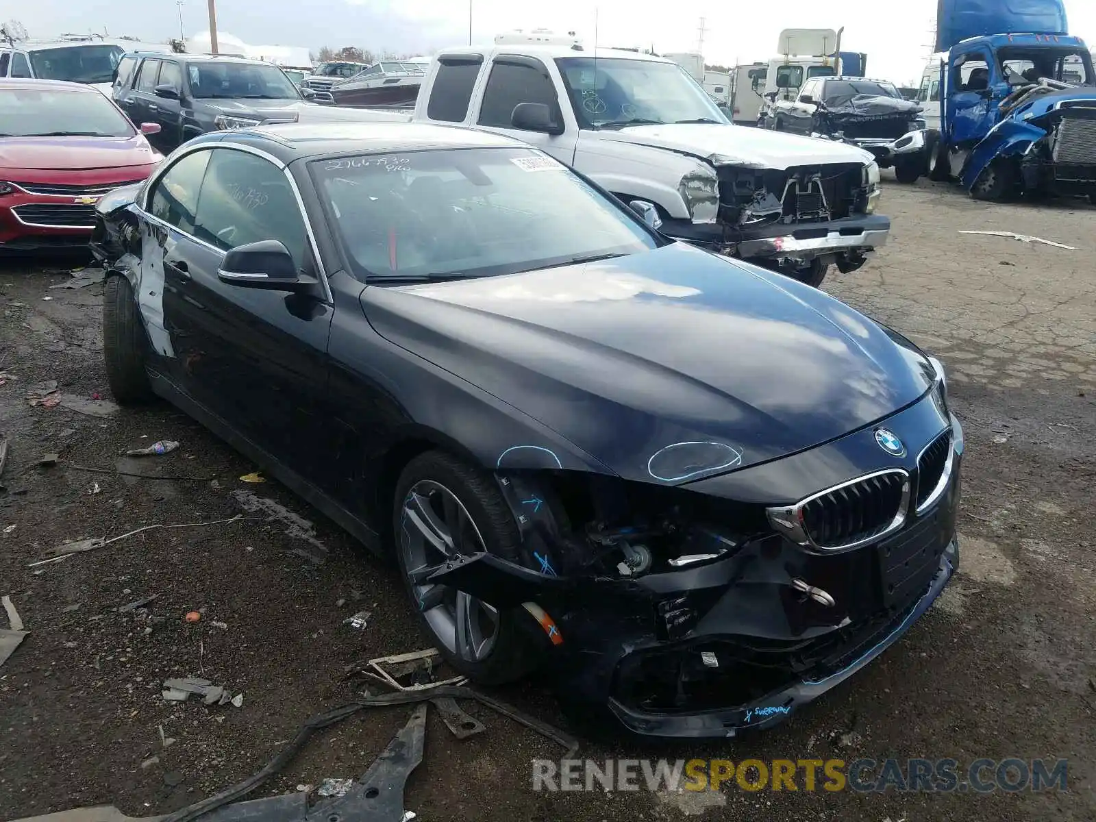 1 Photograph of a damaged car WBA4Z1C58KEE44687 BMW 4 SERIES 2019