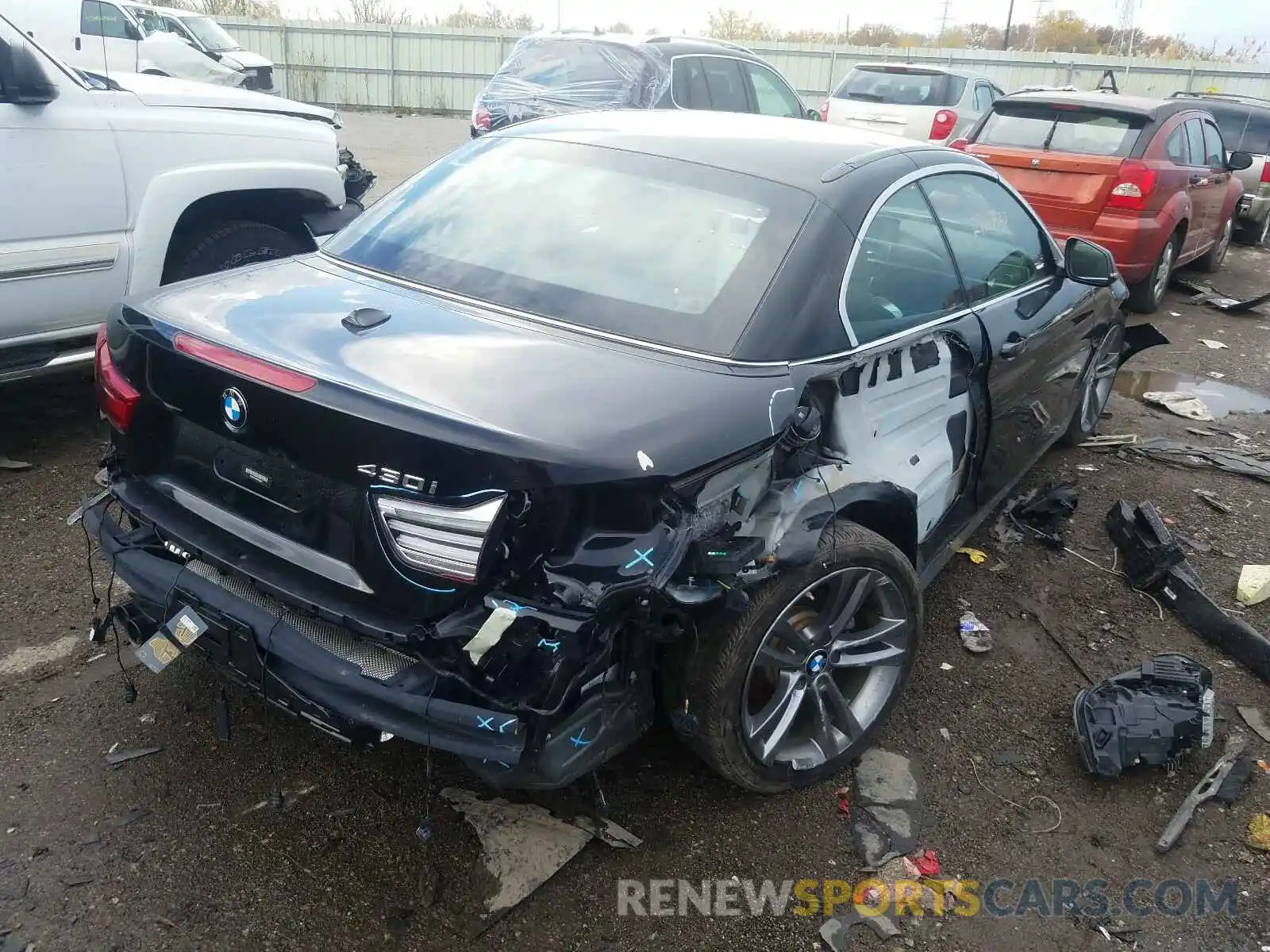 4 Photograph of a damaged car WBA4Z1C58KEE44687 BMW 4 SERIES 2019