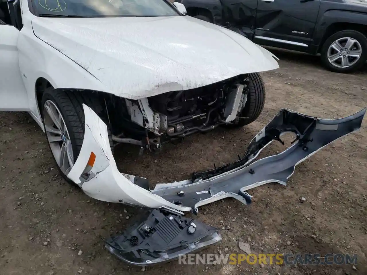 9 Photograph of a damaged car WBA4Z1C58KEE44737 BMW 4 SERIES 2019