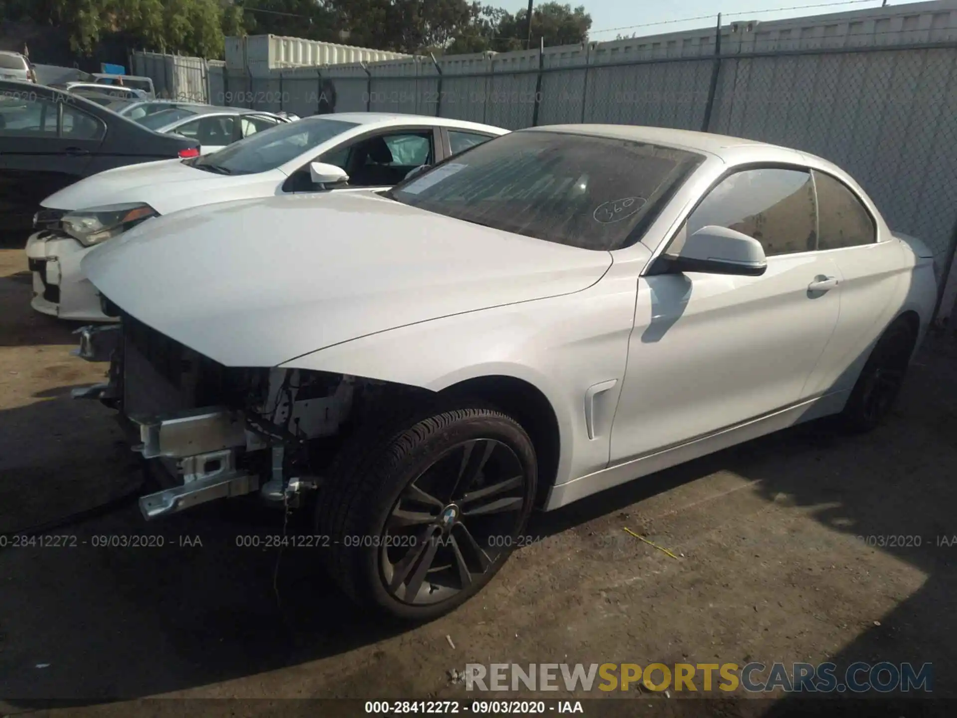 2 Photograph of a damaged car WBA4Z1C59KEE44018 BMW 4 SERIES 2019